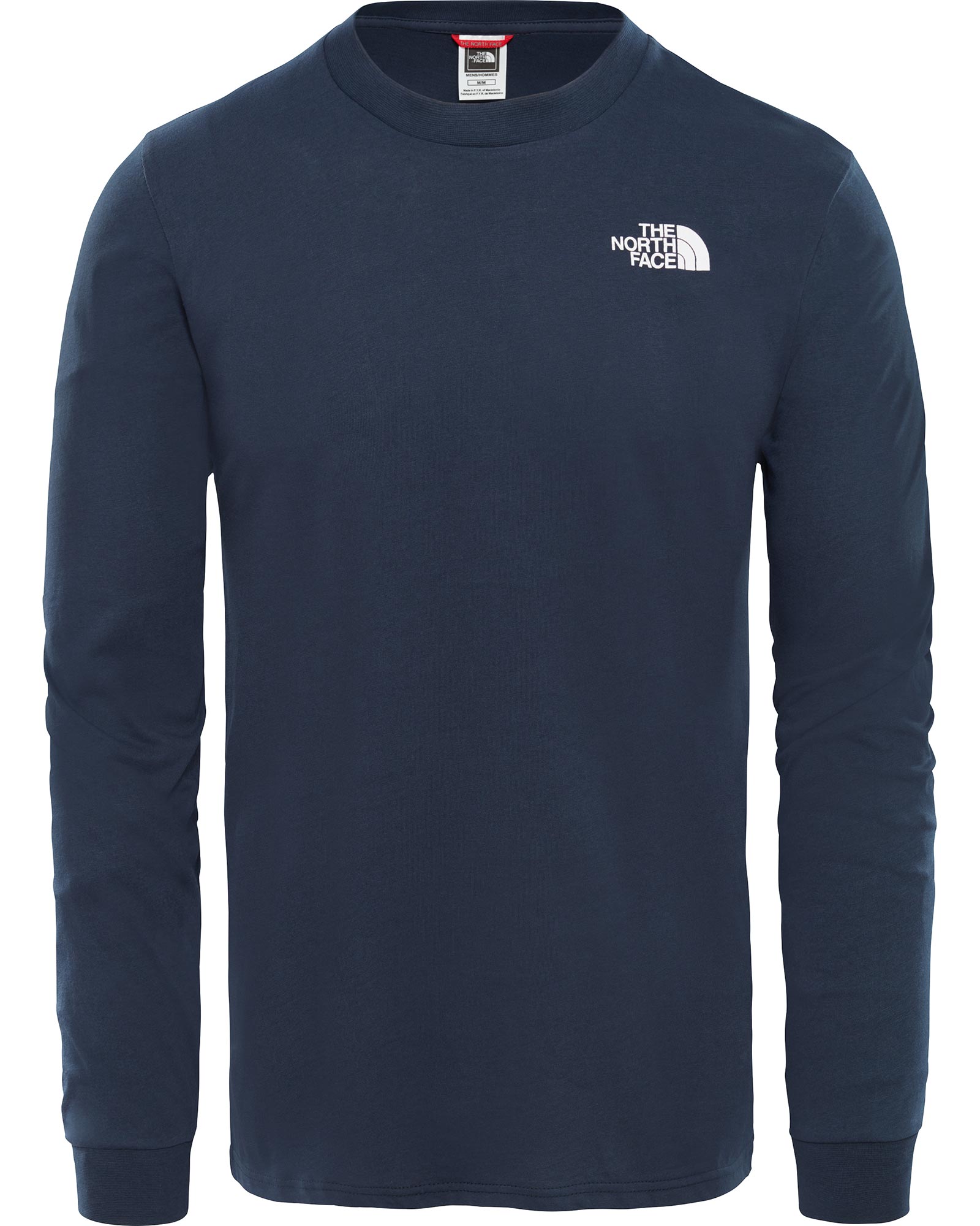 The North Face Simple Dome Men’s Long Sleeve T Shirt - Urban Navy XS