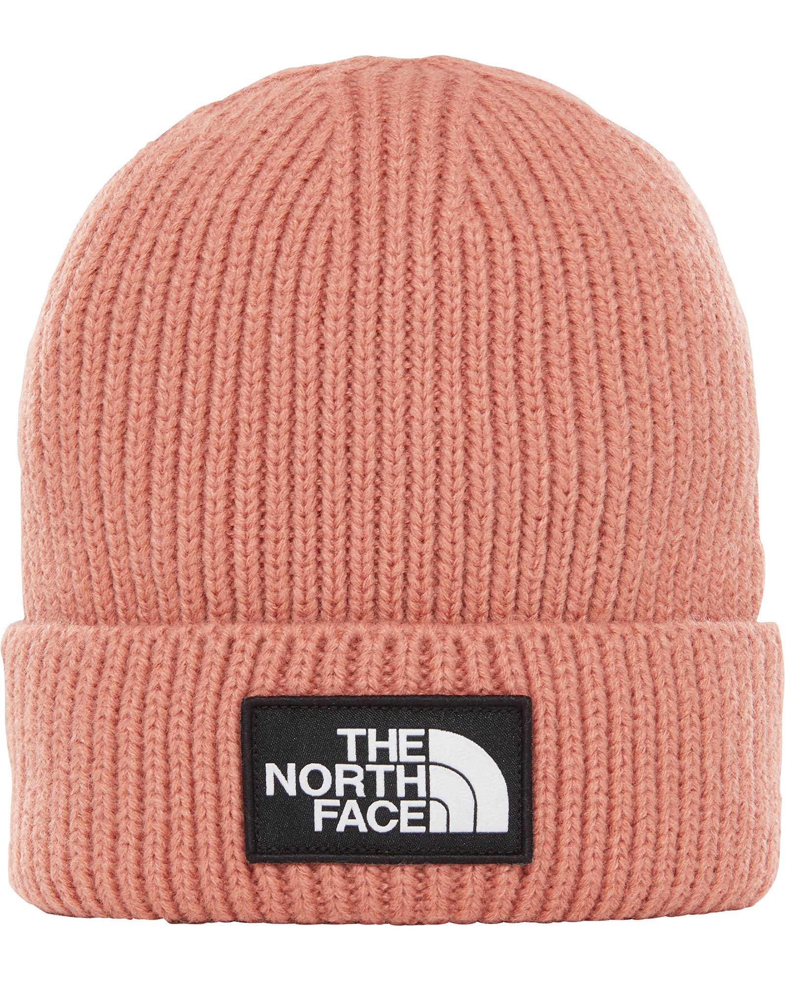 The North Face Logo Box Cuffed Beanie - Orchid Pink