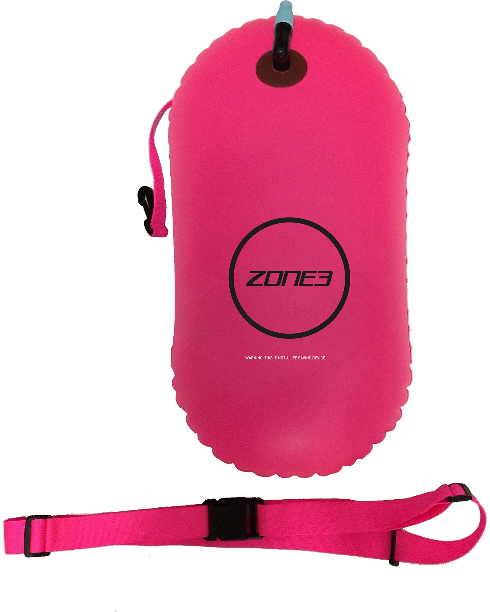 Zone3 Swim Safety Buoy/Tow Float - Neon Pink