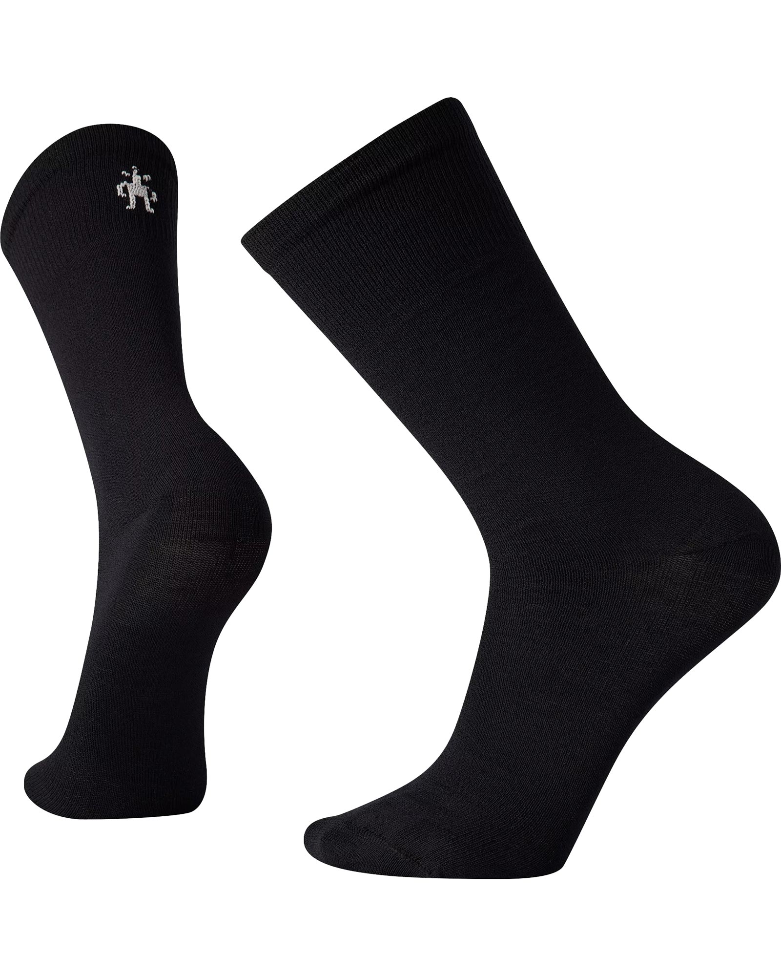 Smartwool Hike Zero Cushion Liner Crew Socks - black S