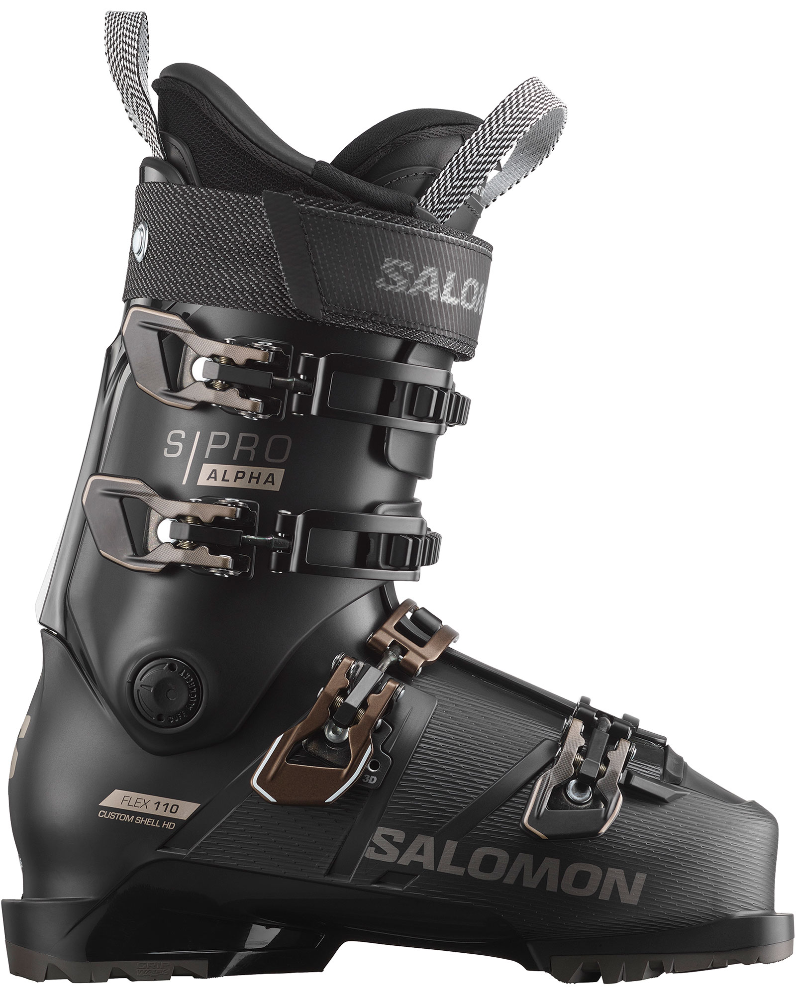 Salomon S/PRO Alpha 110 GW Men’s Ski Boots 2024 - black/titanium metal MP 24.5