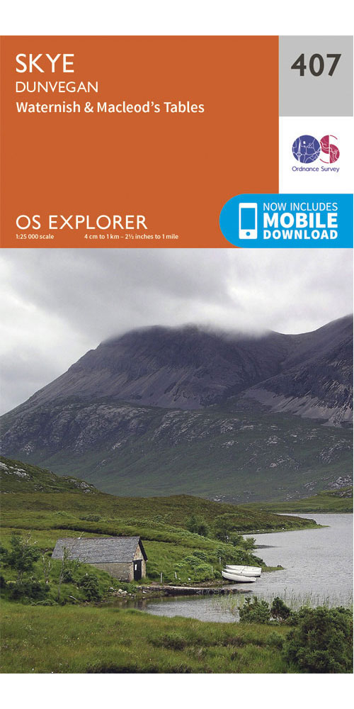 Ordnance Survey Explorer 407: Skye – Dunvegan  0