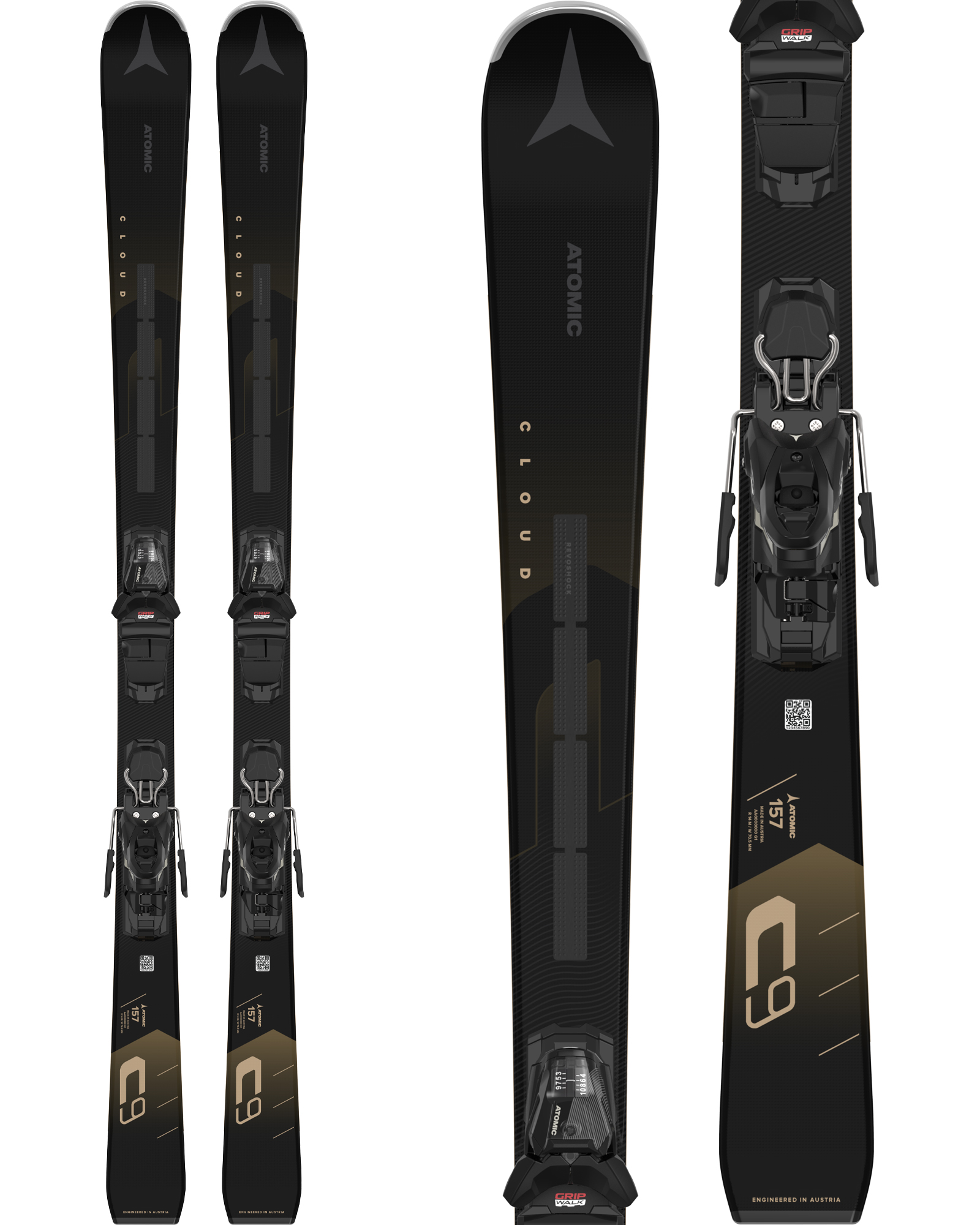 Atomic Cloud C9 Revoshock Light Women’s Skis + M 10 GW Bindings 2024 150cm