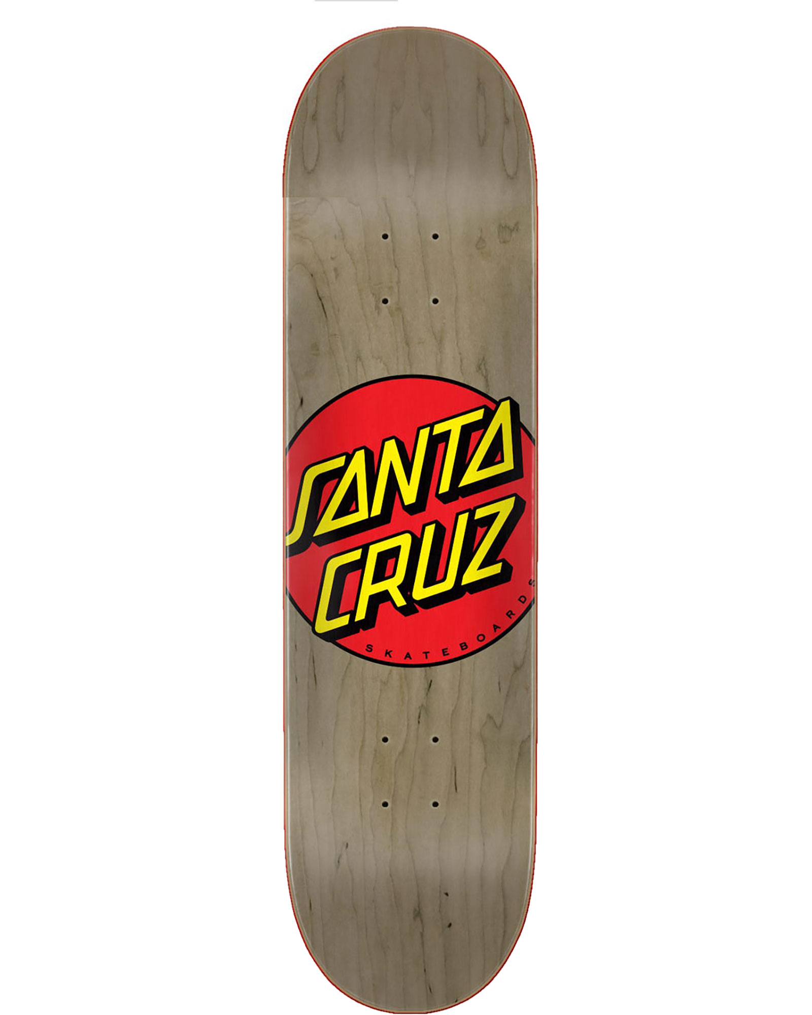Santa Cruz Classic Dot Brown 8.375" Skateboard Deck