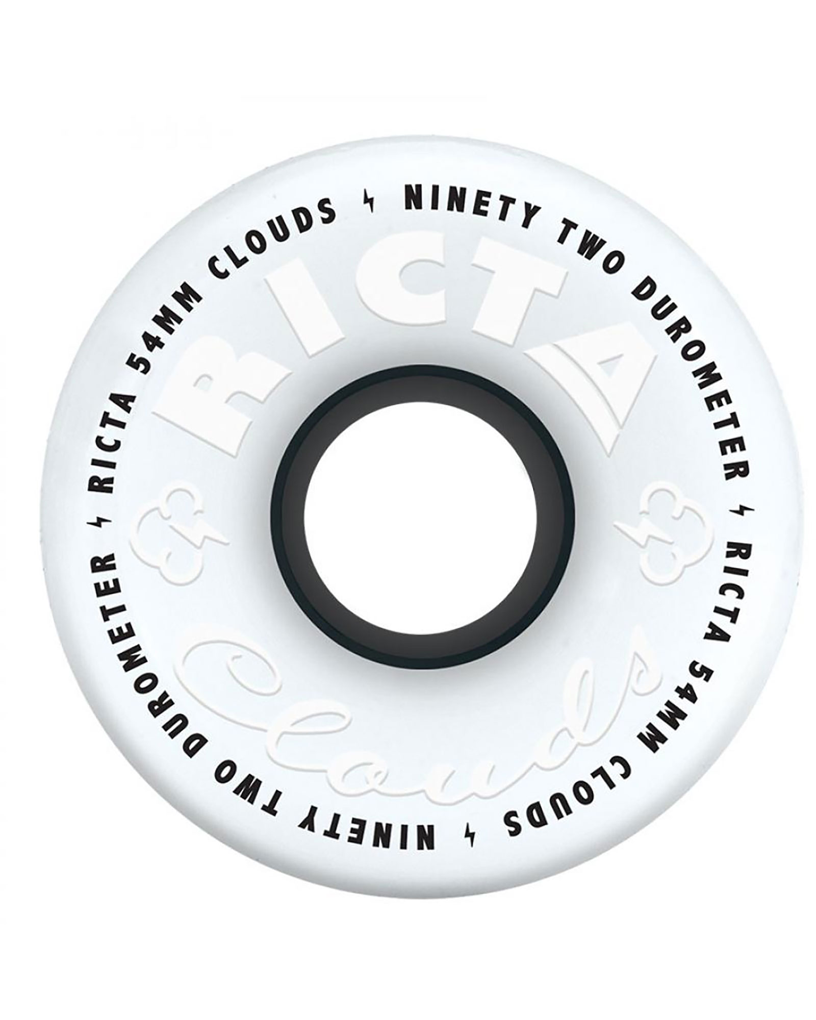 Ricta Clouds White/Black 92a 56mm Skateboard Wheels review