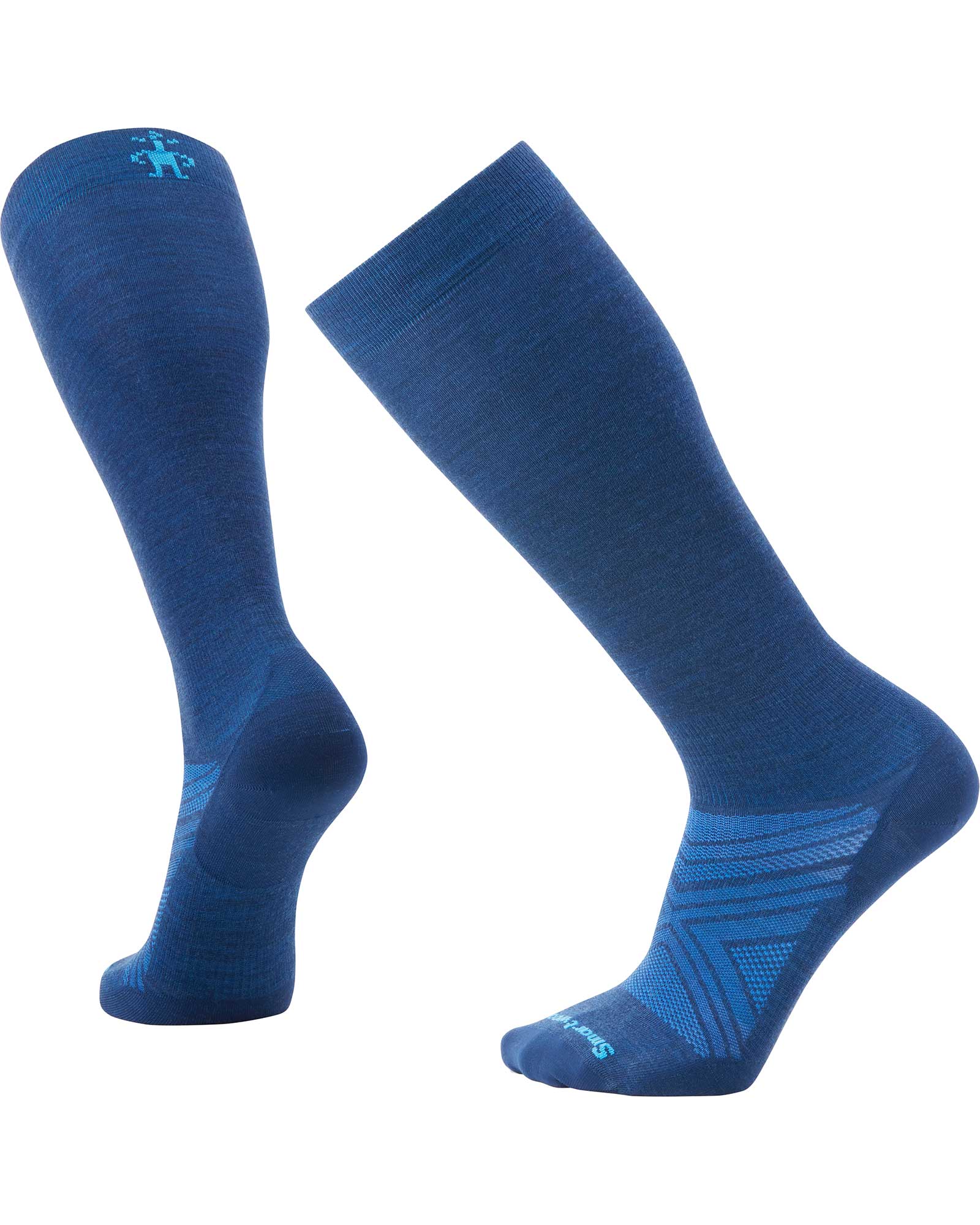 Smartwool Zero Cushion Ski Socks - Alpine Blue XL