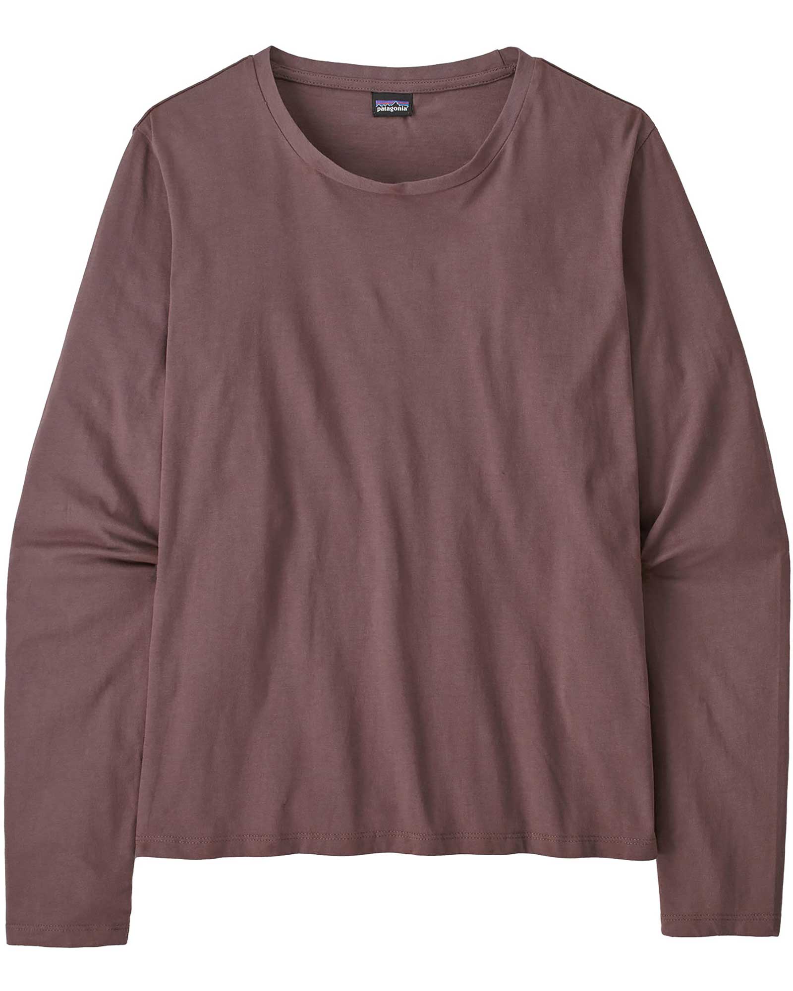 Patagonia Regen Organic Cotton Women’s Long Sleeve T Shirt - Dusky Brown XS