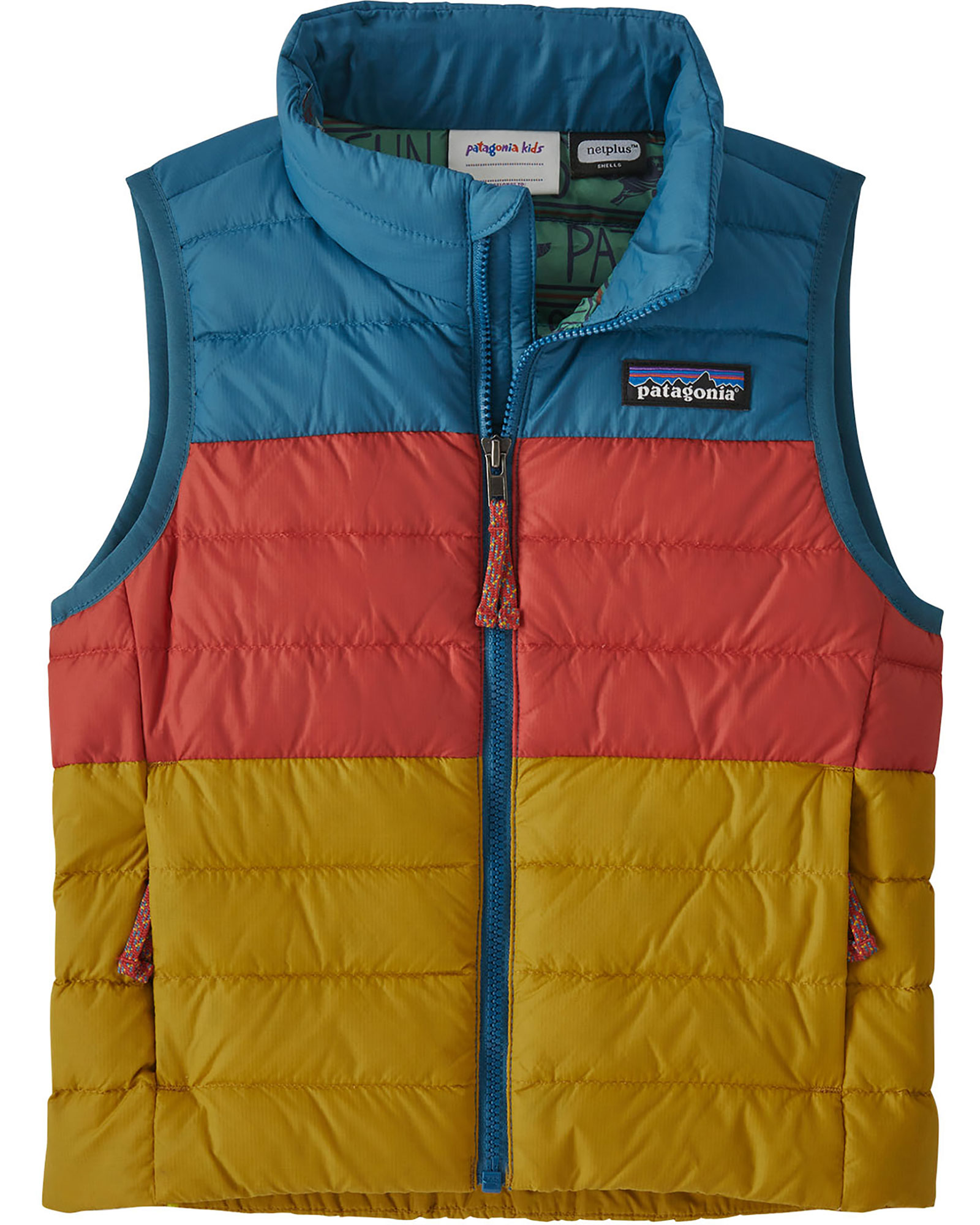Patagonia Baby Down Sweater Vest - Wavy Blue 4 Years