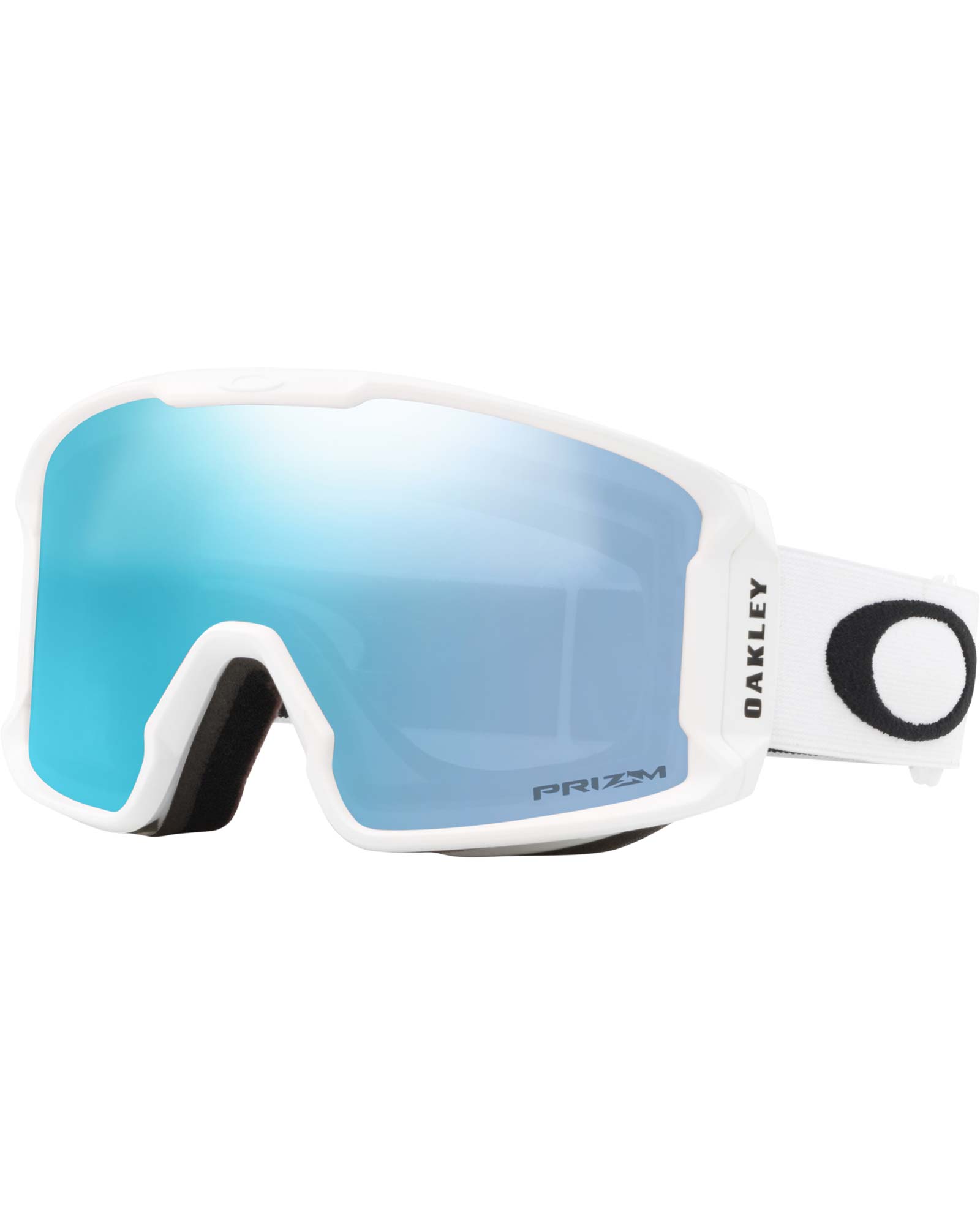 Oakley Line Miner M Matte White Prizm Sapphire Iridium Goggles