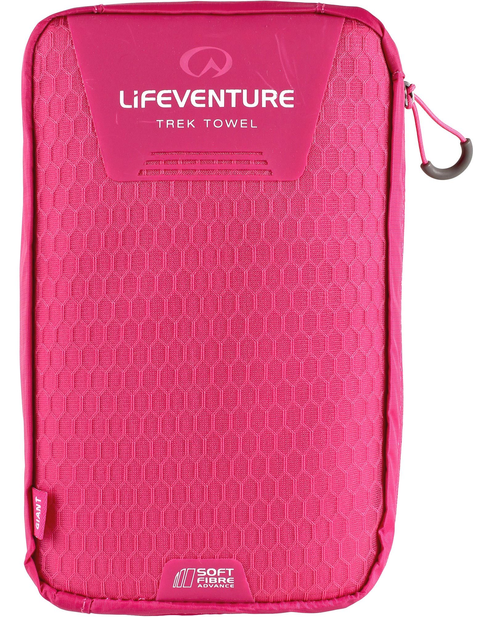Lifeventure SoftFibre Trek Towel   Giant - Pink