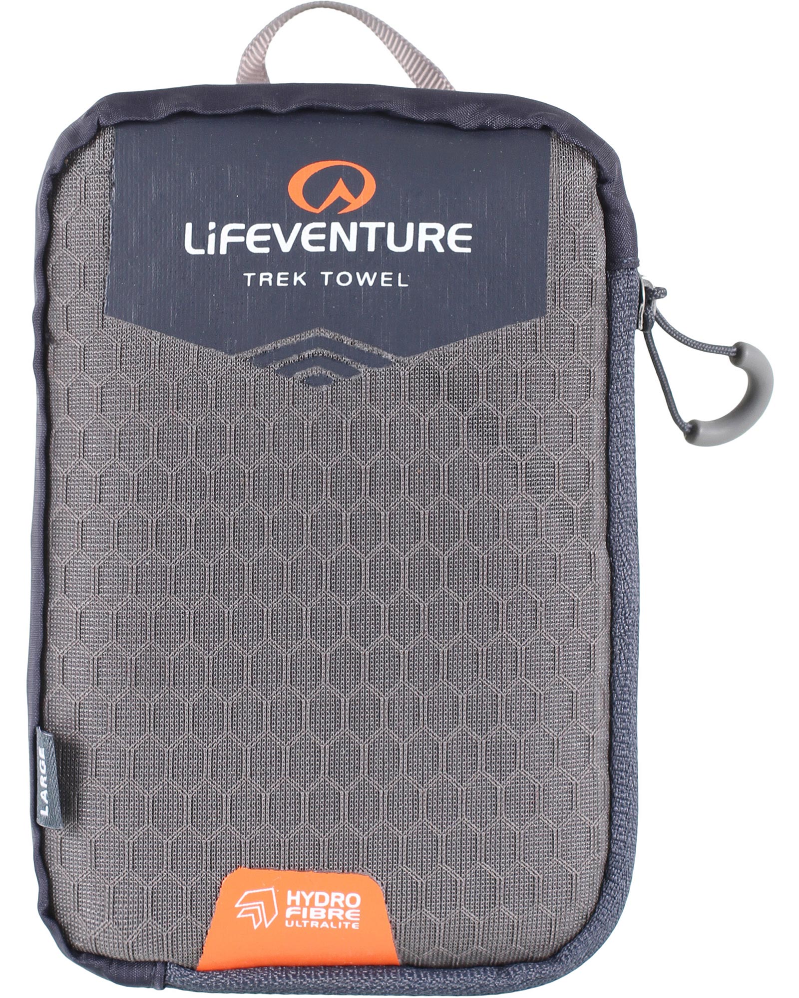 Lifeventure HydroFibre Trek Towel   Large - Grey