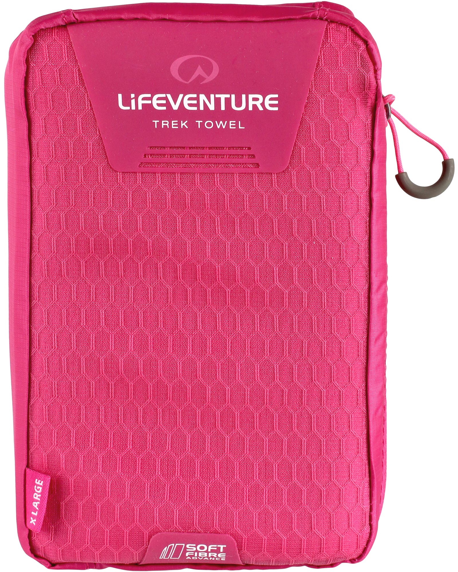Lifeventure Soft Fibre Trek Towel   X Large - Pink