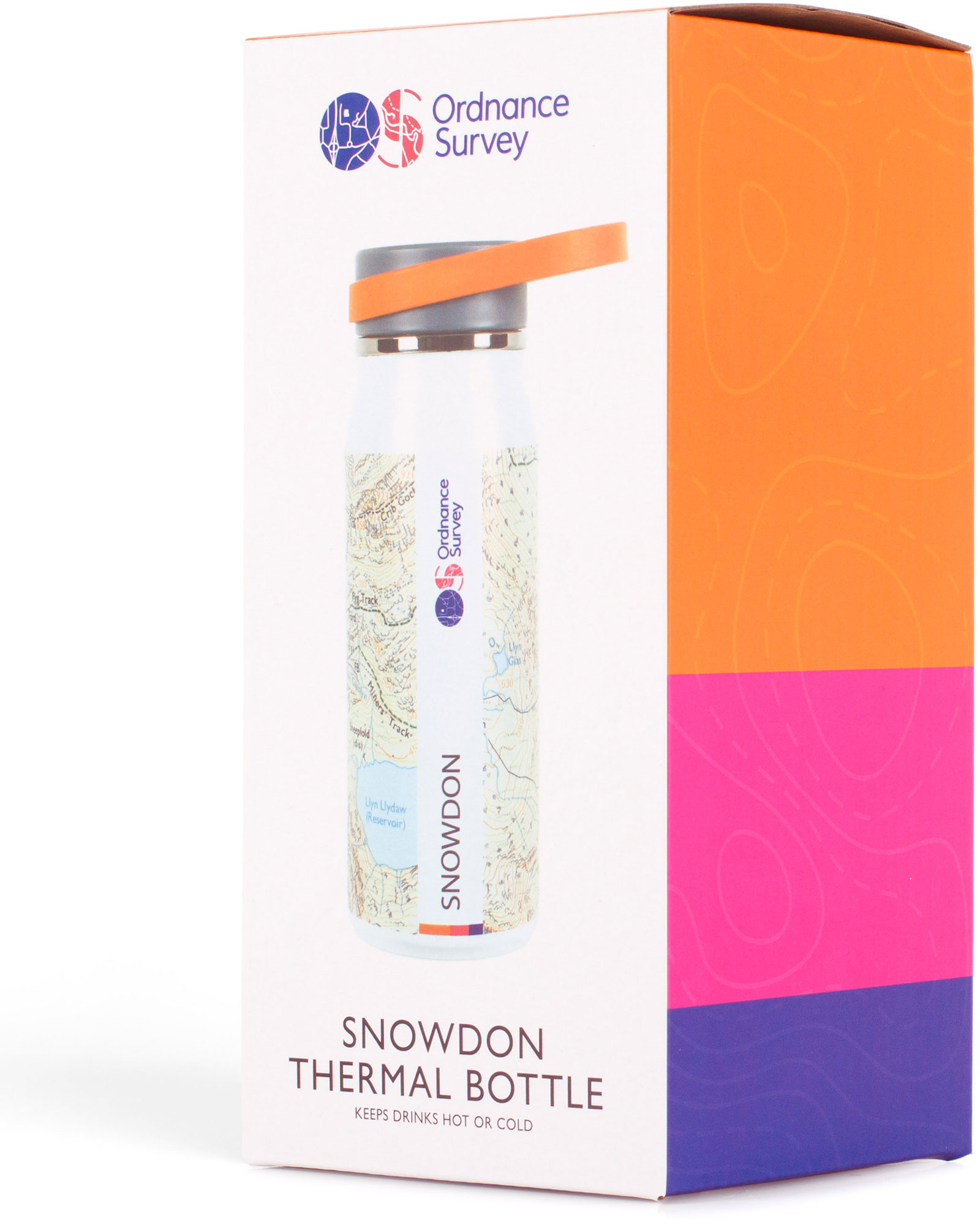 Ordnance Survey Thermal Bottle   Snowdon
