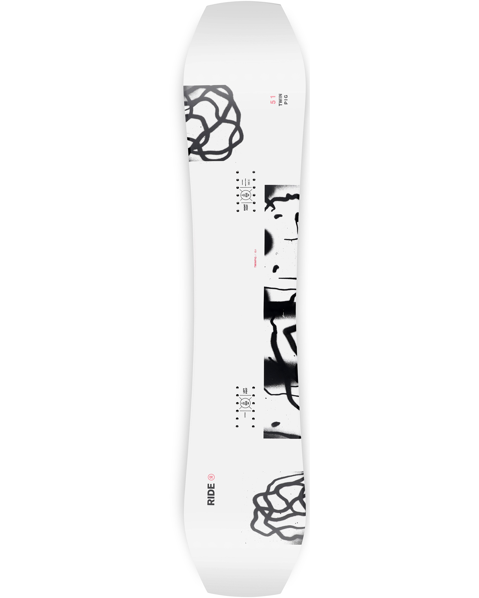 ride twin pig Ride Twinpig Snowboard - 2023 - Snowboard