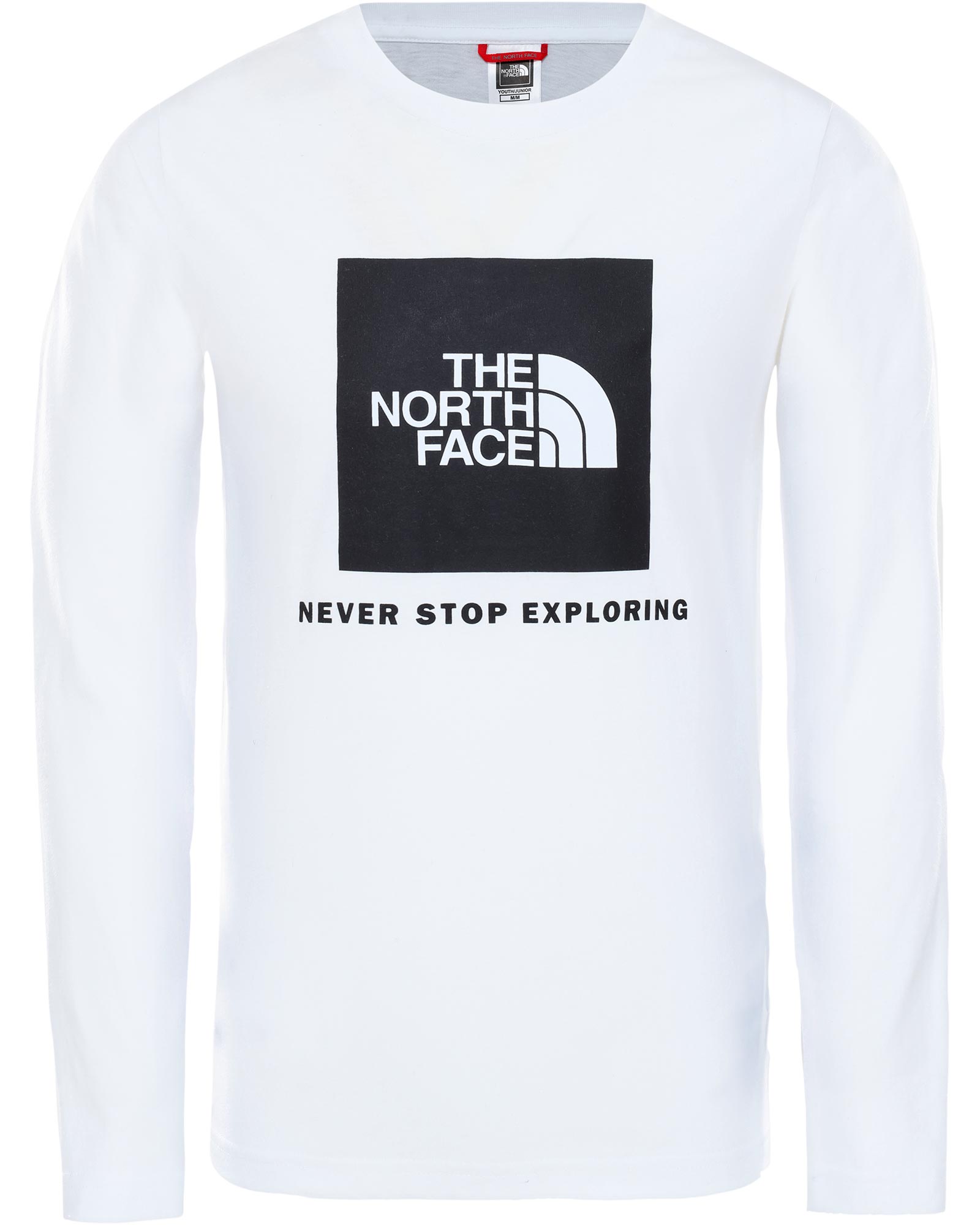 The North Face Box Kids’ Long Sleeve T Shirt - TNF White S