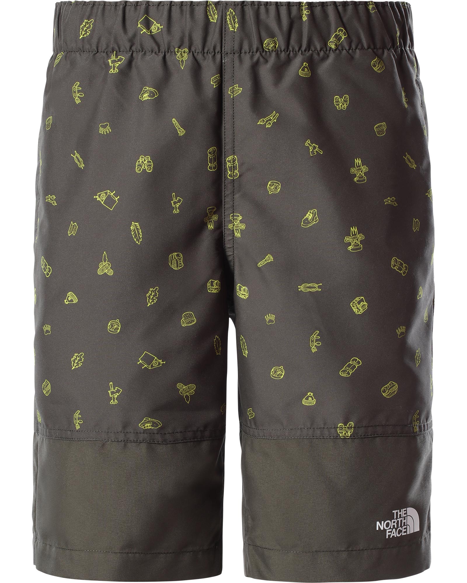 The North Face Class V Water Boys’ Shorts - New Taupe Green Print M