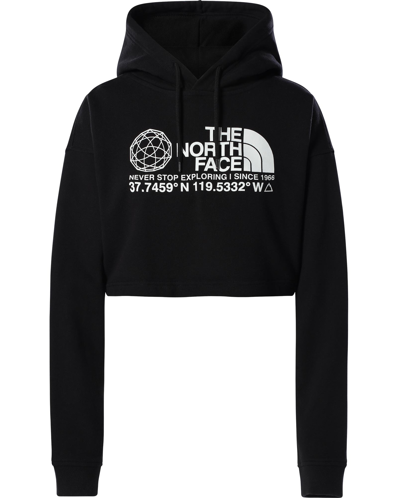 The North Face Coordinates Crop Drop Pullover Women’s Hoodie - TNF Black XL
