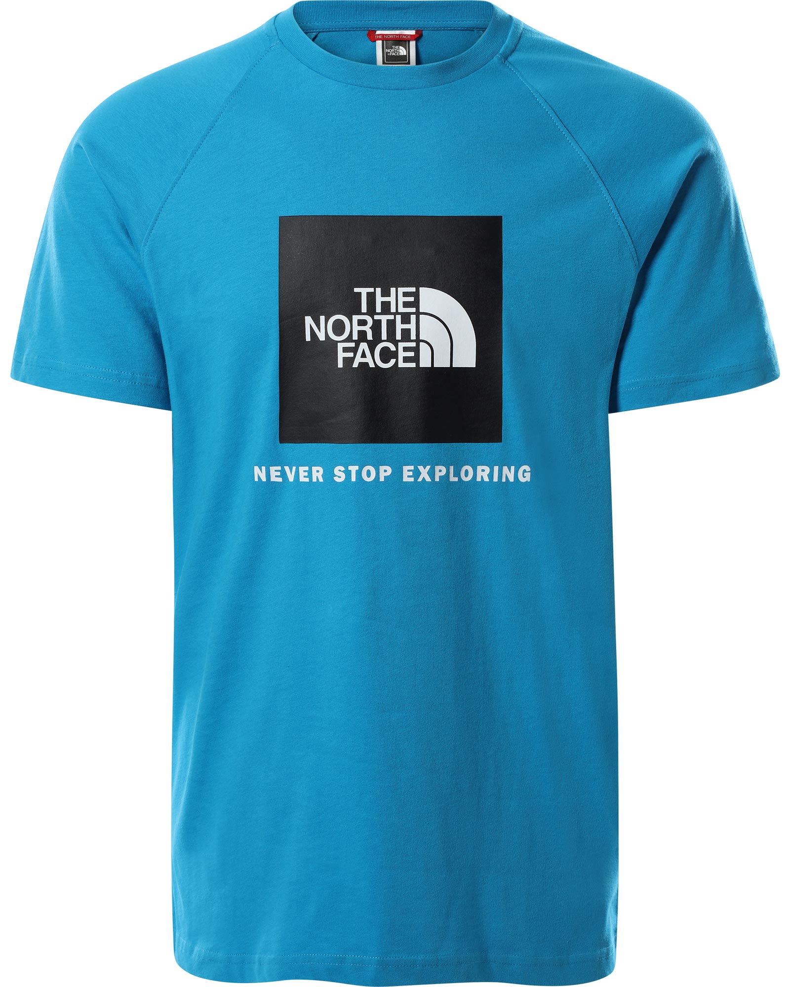 The North Face Raglan Redbox Men’s T Shirt - Meridian Blue S