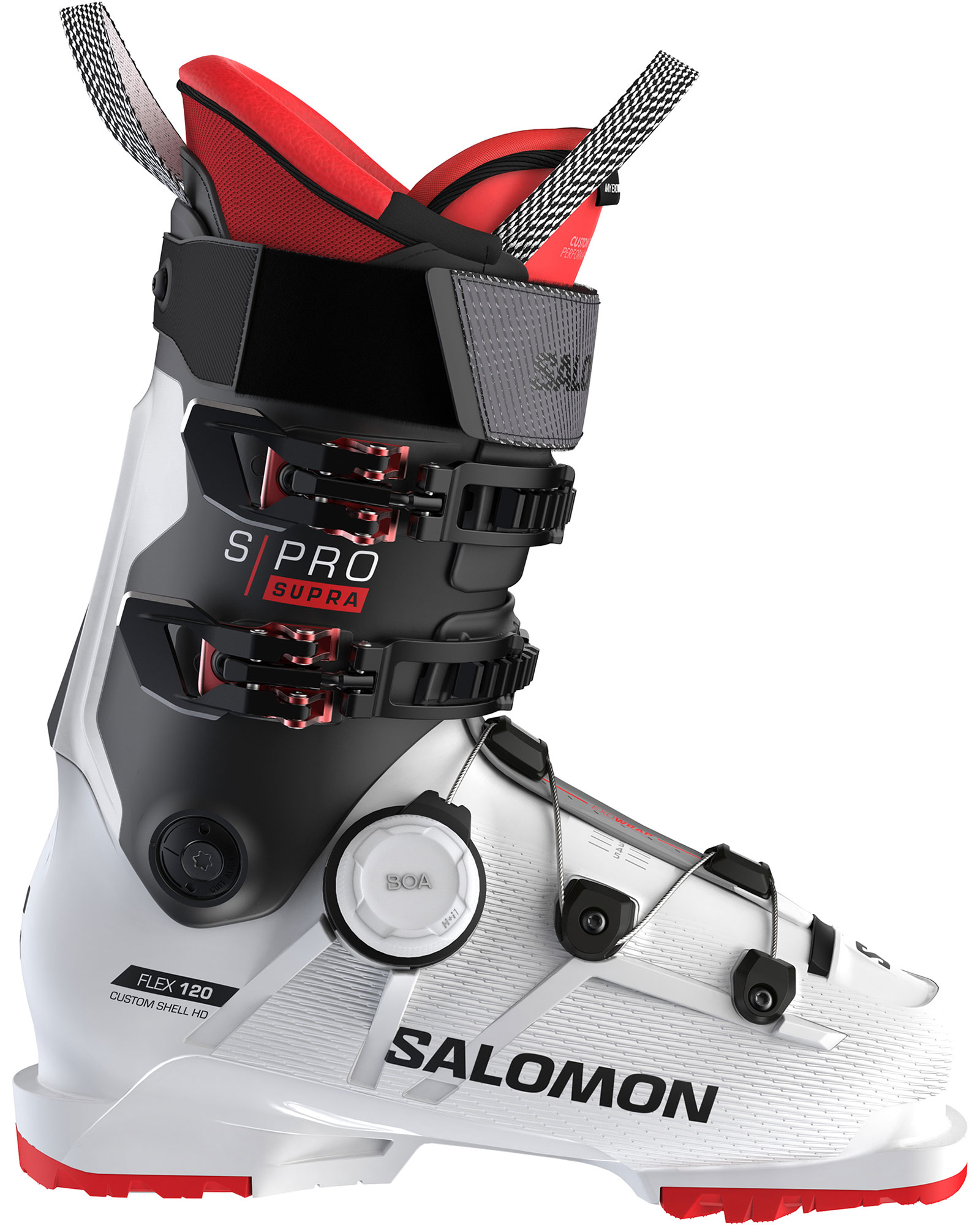 Salomon S/PRO Supra BOA 120 GW Men’s Ski Boots 2024 - Dawn Vlue/Black/Red MP 27.5