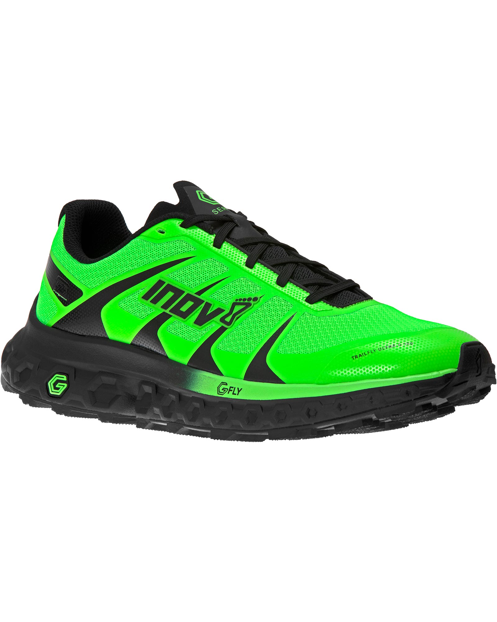 Inov 8 TrailFly Ultra G 300 Max Men’s Shoes - Green/Black UK 7