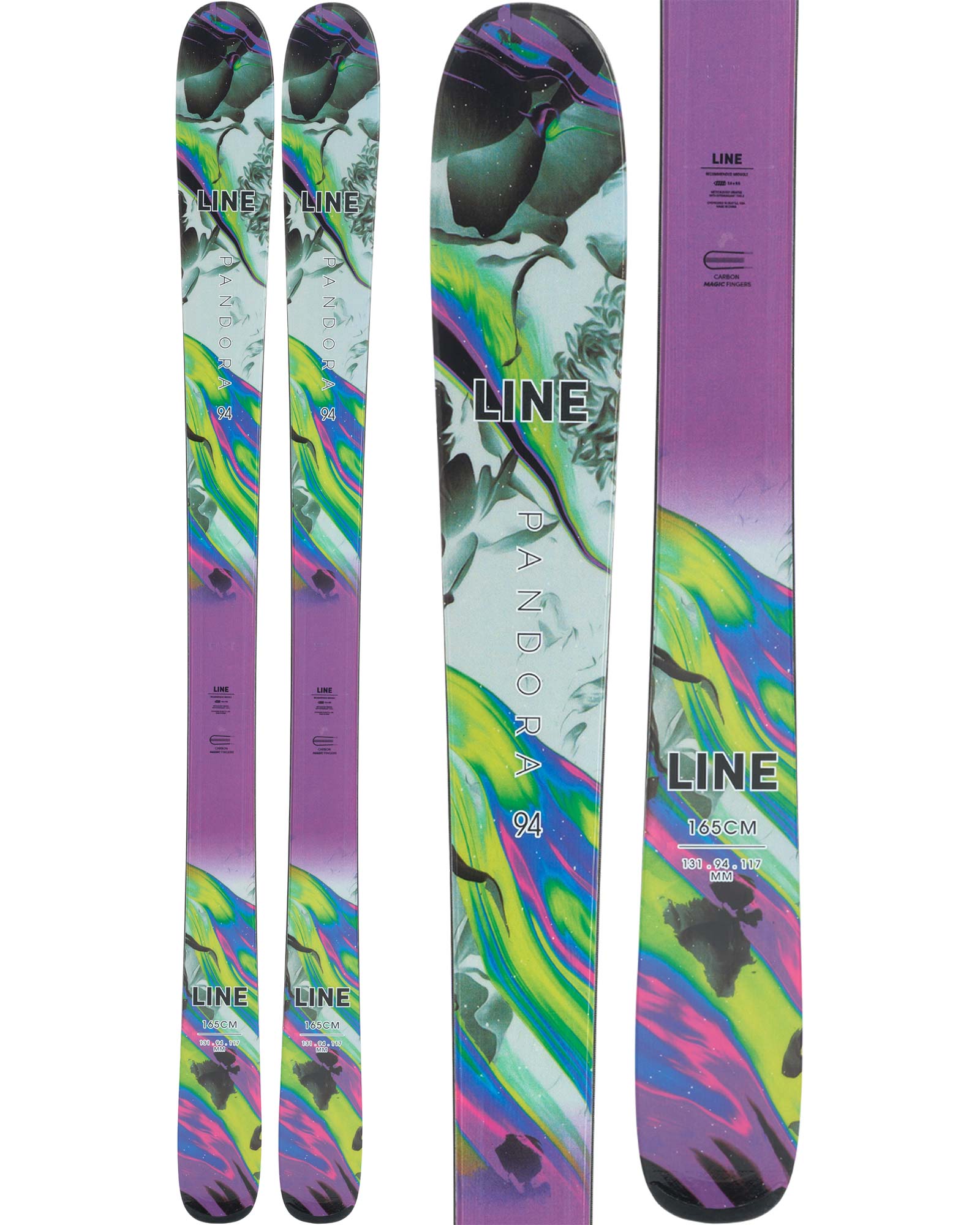 Line Pandora 94 Women's Skis 2024 0