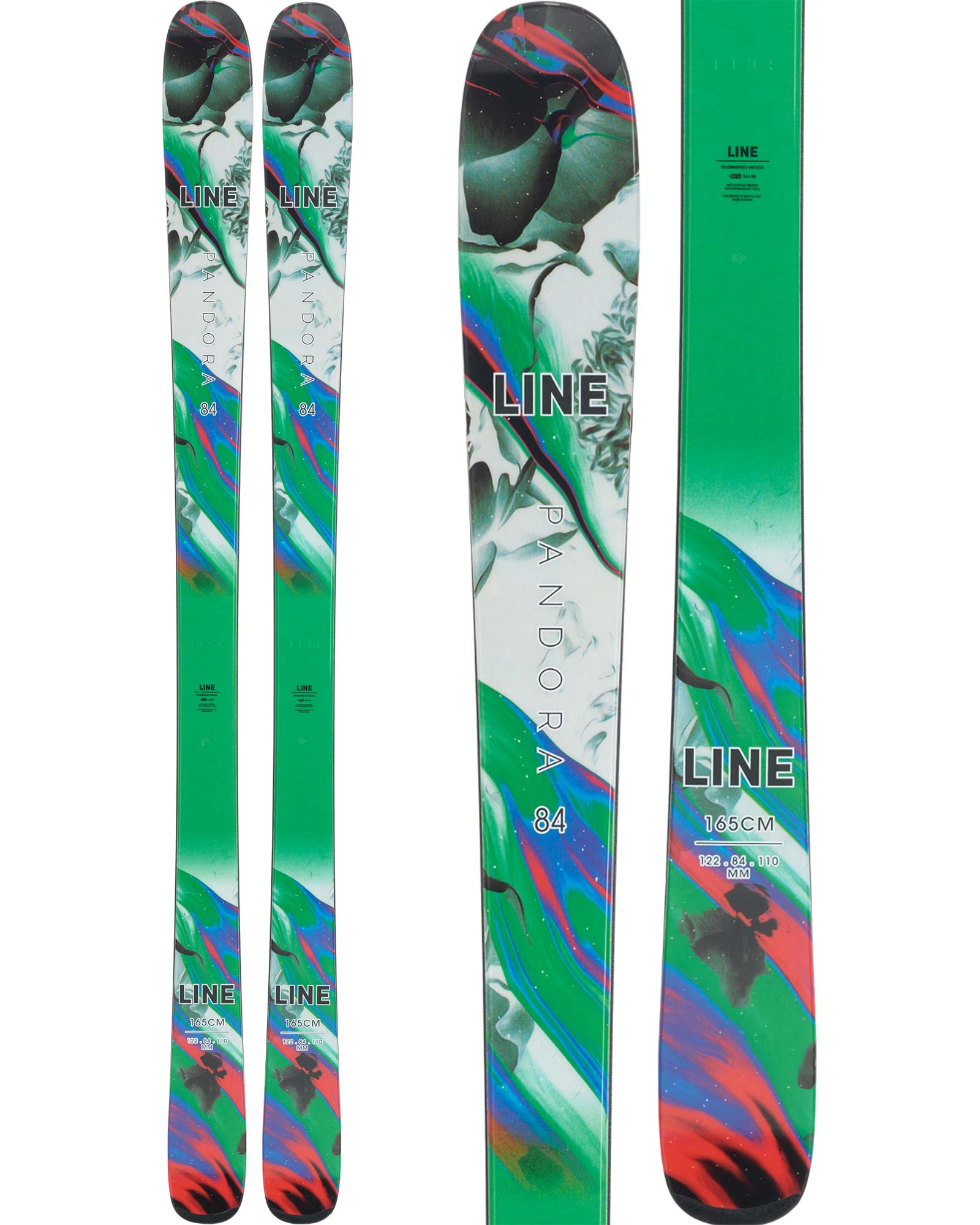 Line Pandora 84 Women's Skis 2024 0