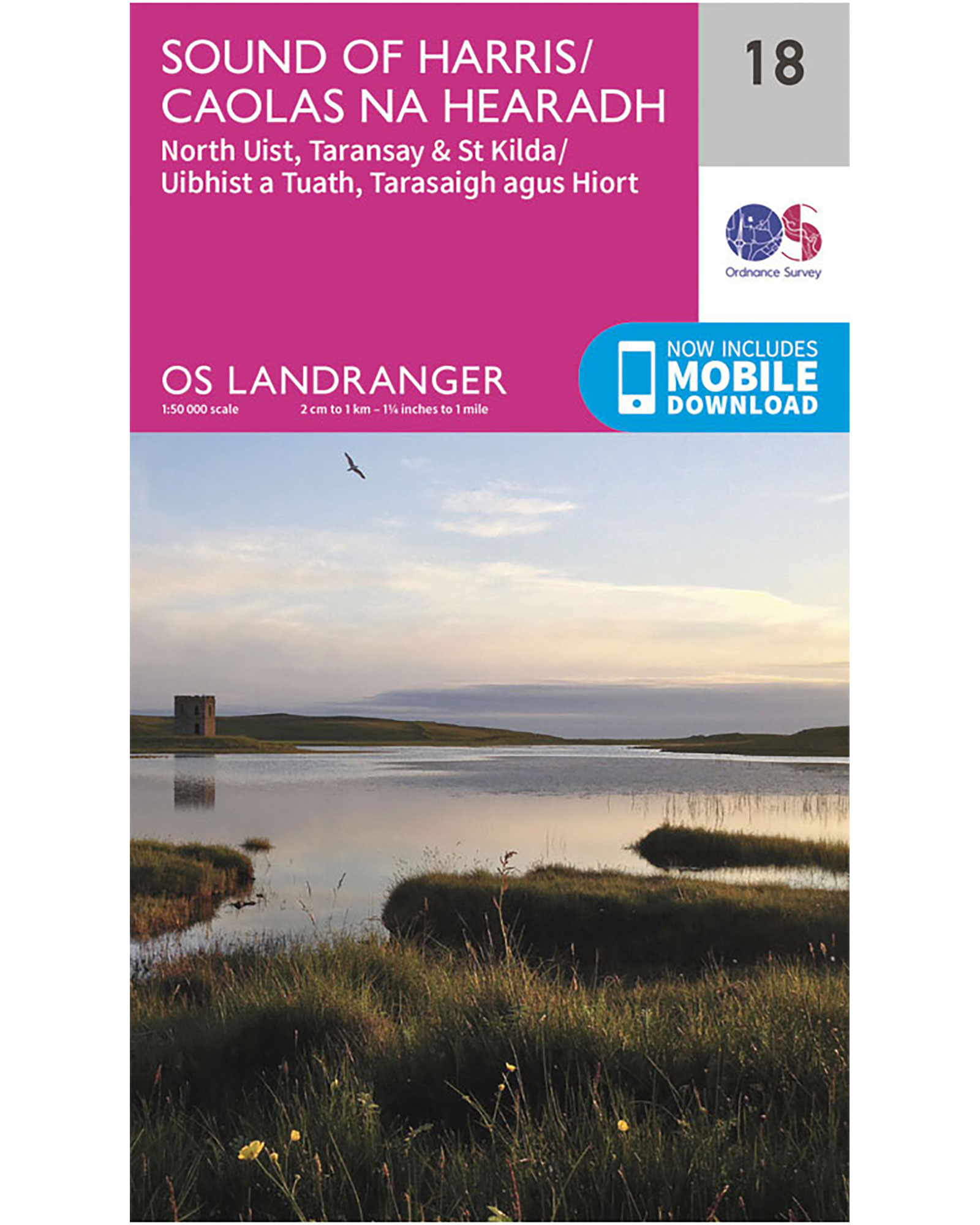 Ordnance Survey Sound of Harris, North Uist, Taransay & St Kilda - Landranger 18 Map 0