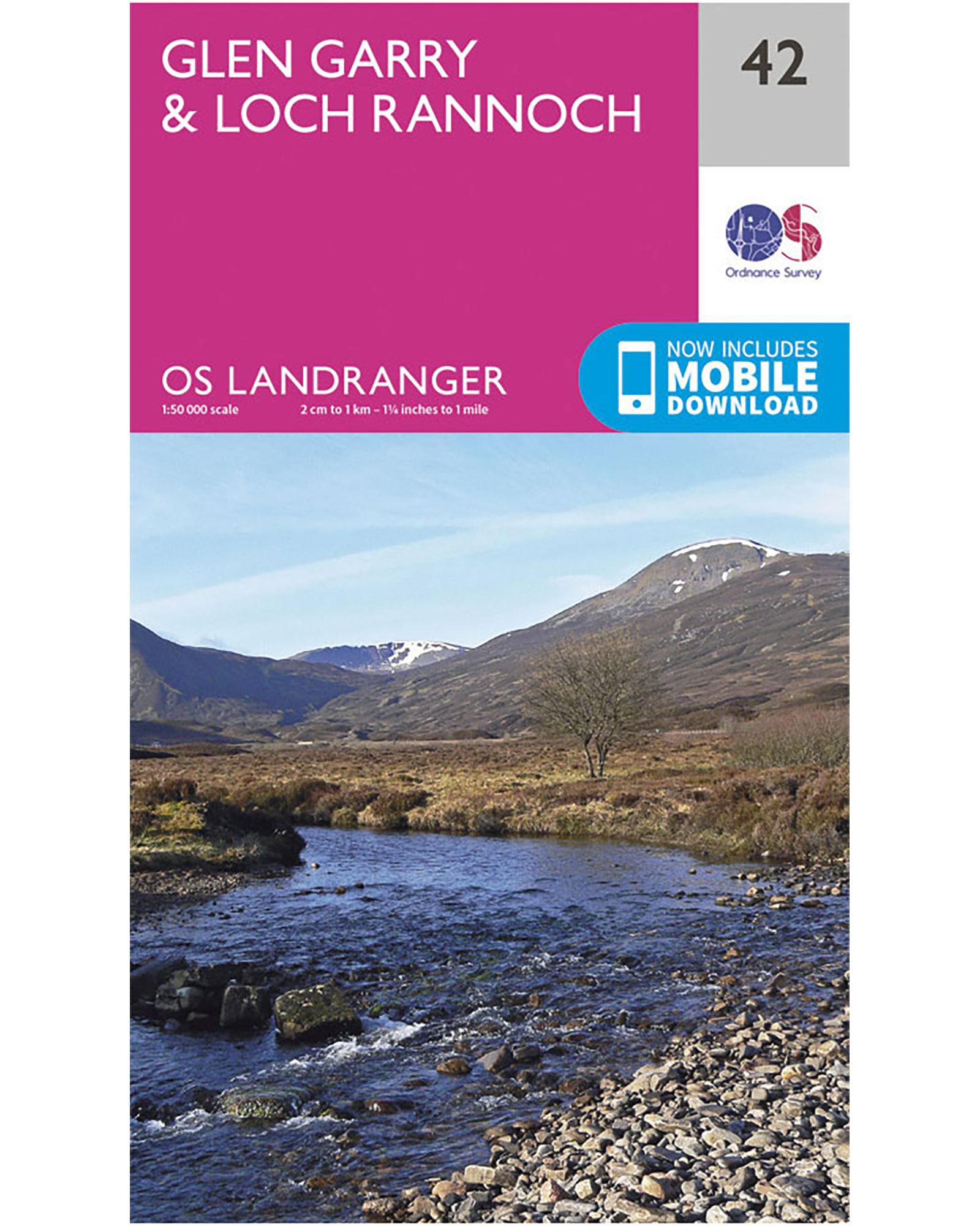 Ordnance Survey Glen Garry & Loch Rannoch Landranger 42 Map Ellis