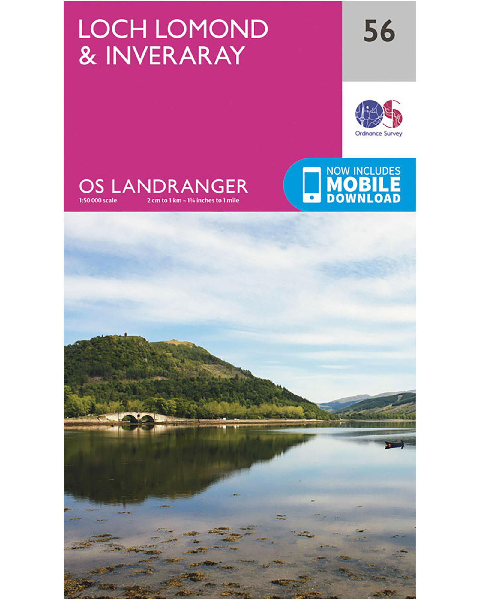 Ordnance Survey Loch Lomond & Inveraray   Landranger 56 Map