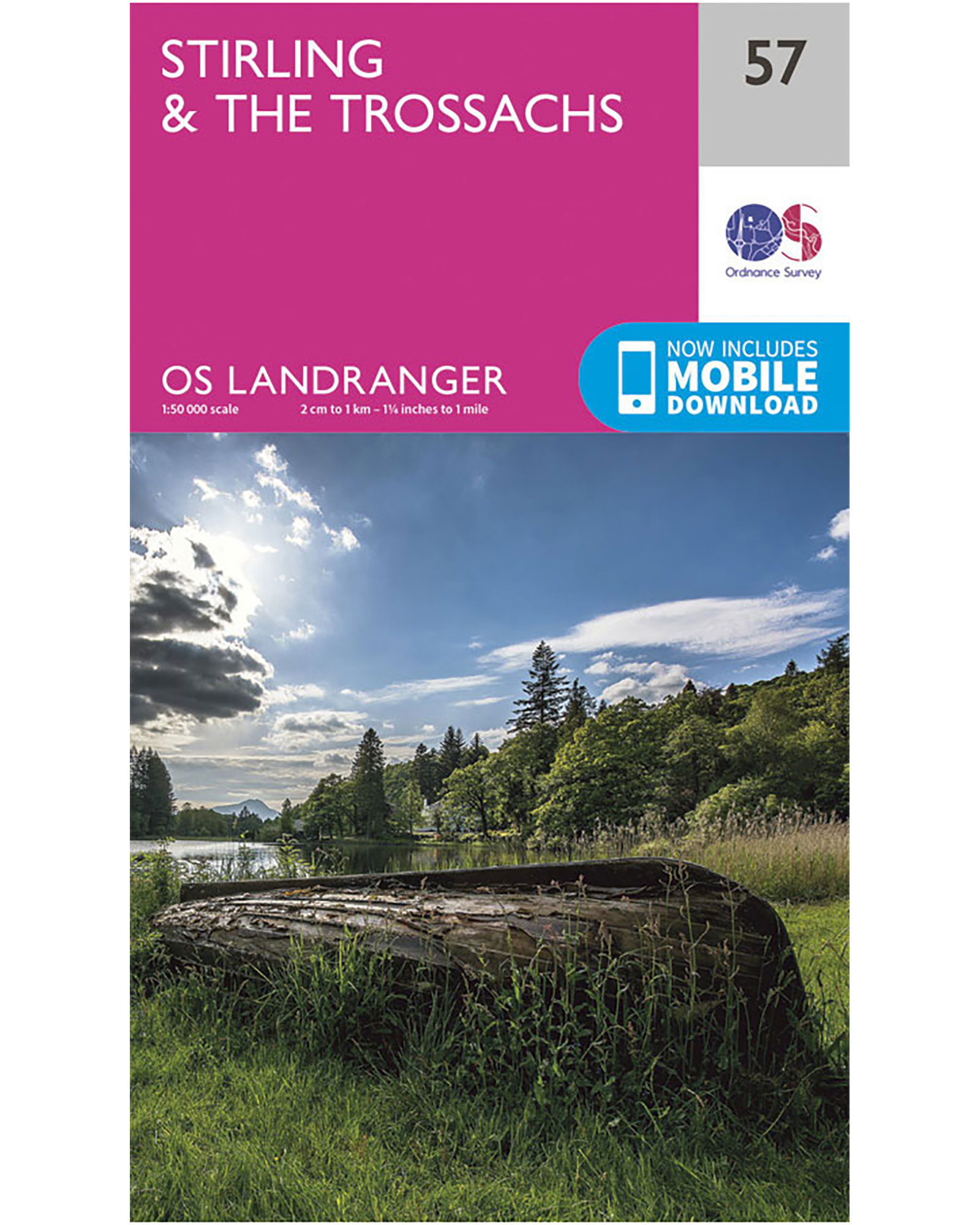 Ordnance Survey Stirling & The Trossachs   Landranger 57 Map