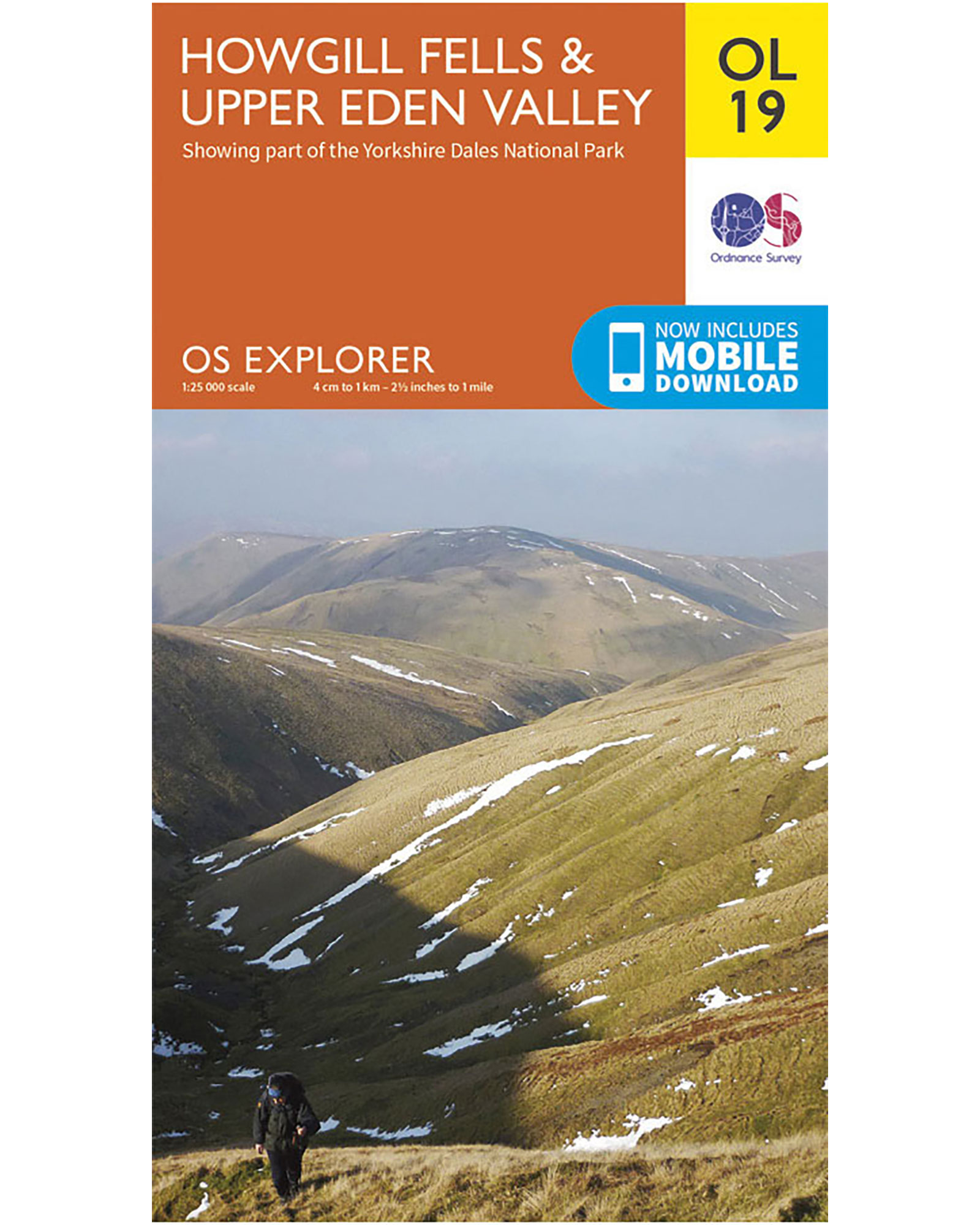 Ordnance Survey Howgill Fells & Upper Eden Valley   OS Explorer OL19 Map