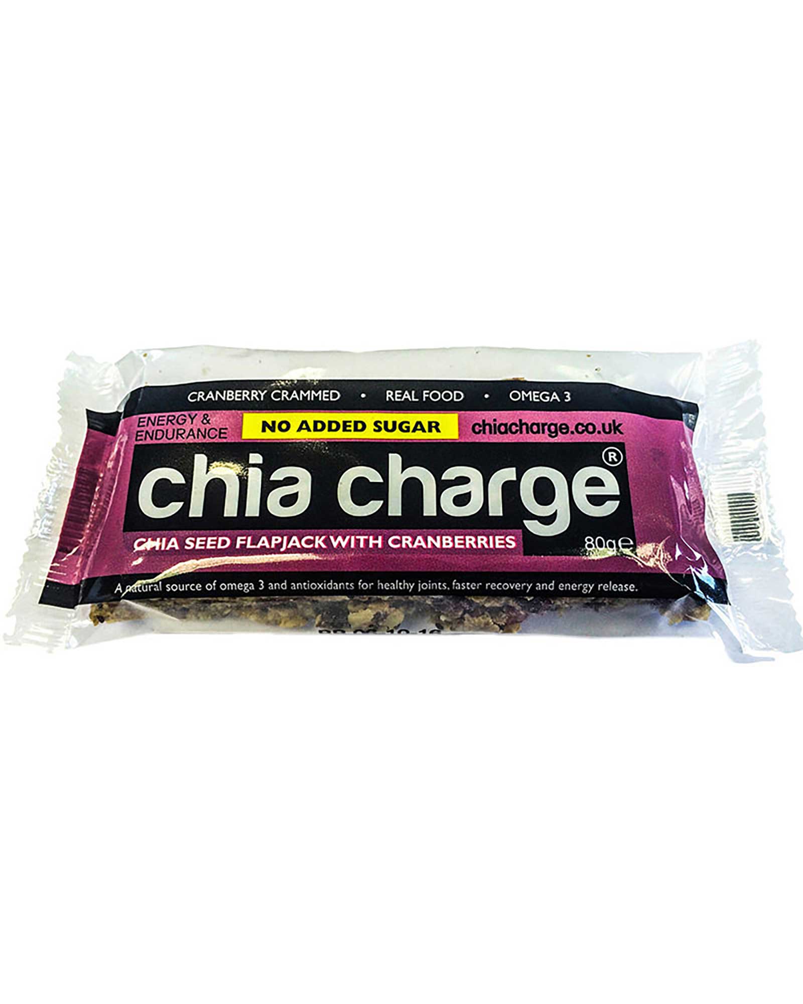 Chia Charge Chia Charge Flapjack   Berry