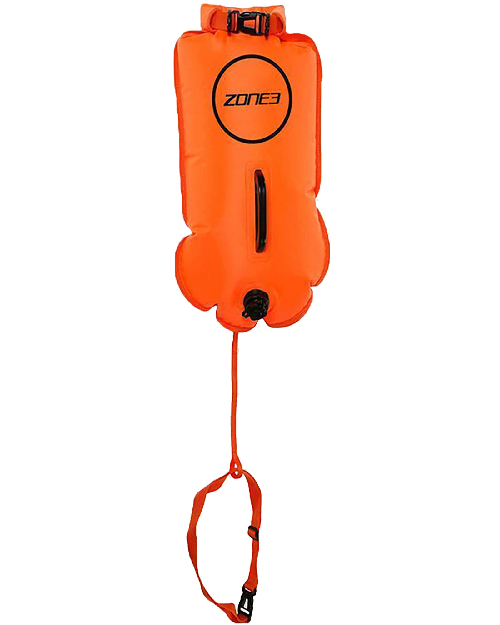 Zone3 Swim Safety Buoy/Dry Bag 28L - Hi Vis Orange