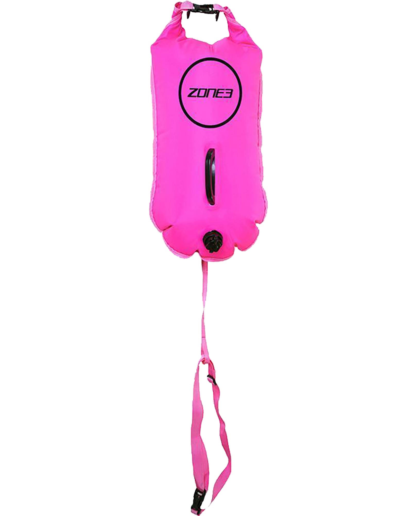 Zone3 Swim Safety Buoy/Dry Bag 28L - Hi Vis Pink