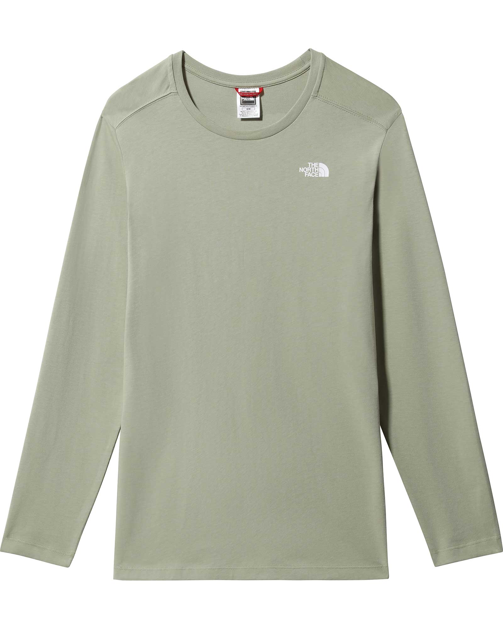 The North Face Simple Dome Women’s Long Sleeve T Shirt - Tea Green S