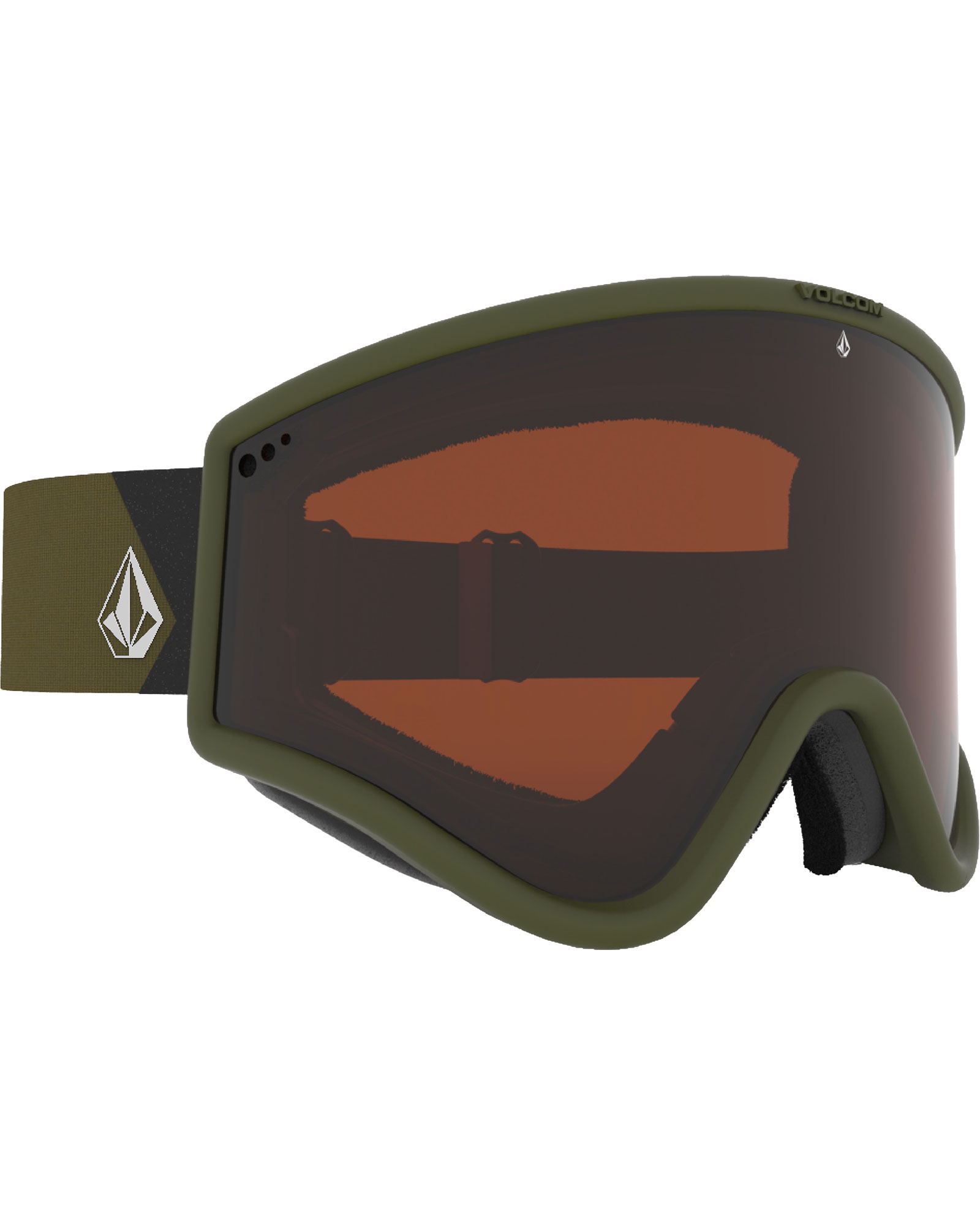 Volcom Dark Teek/Forest Green / Bronze Goggles 0