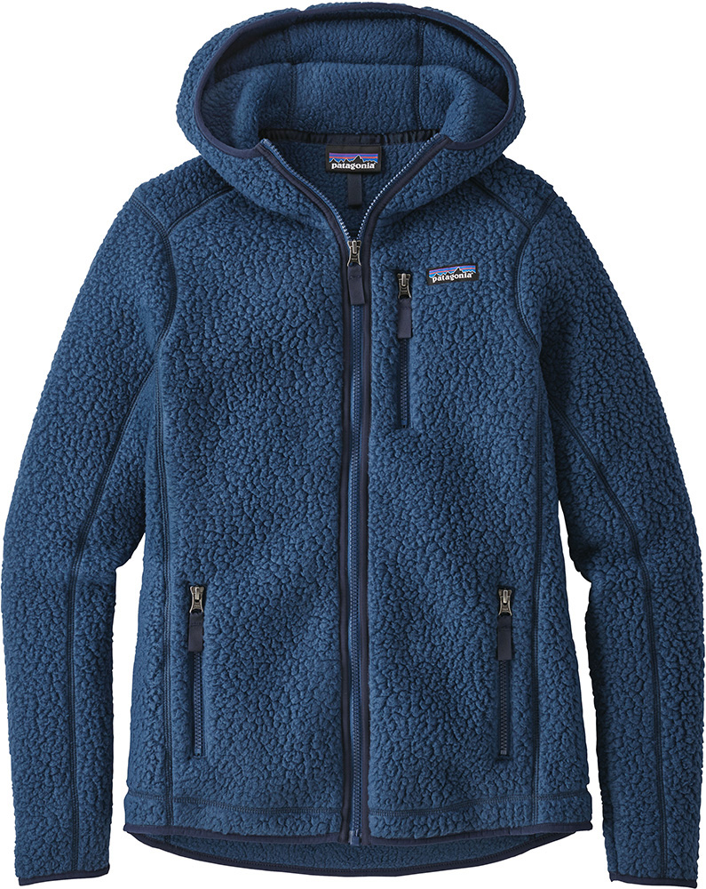 patagonia retro pile hooded jacket