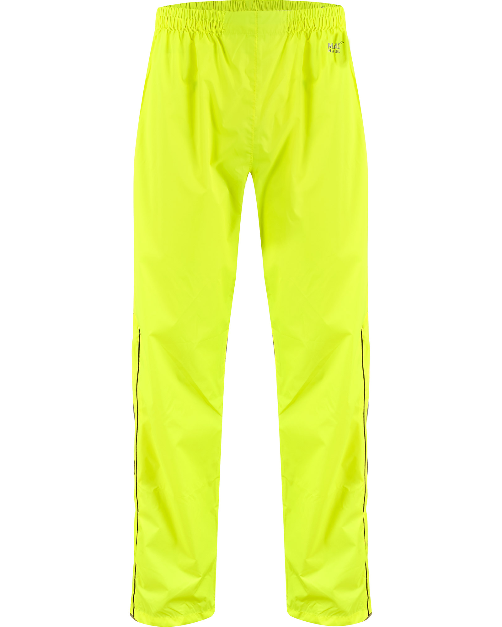 Target Dry Mac in a Sac Adult Full Zip Packable Waterproof Overtrousers - Neon Yellow M