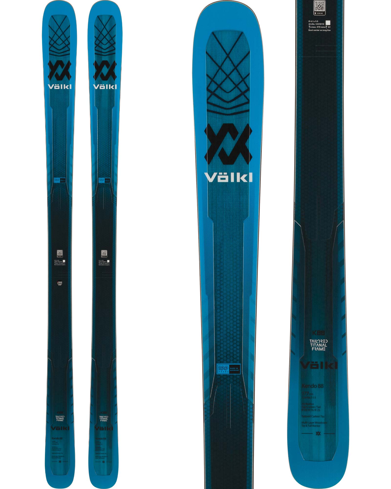 Volkl Kendo 88 Skis 2024 170cm