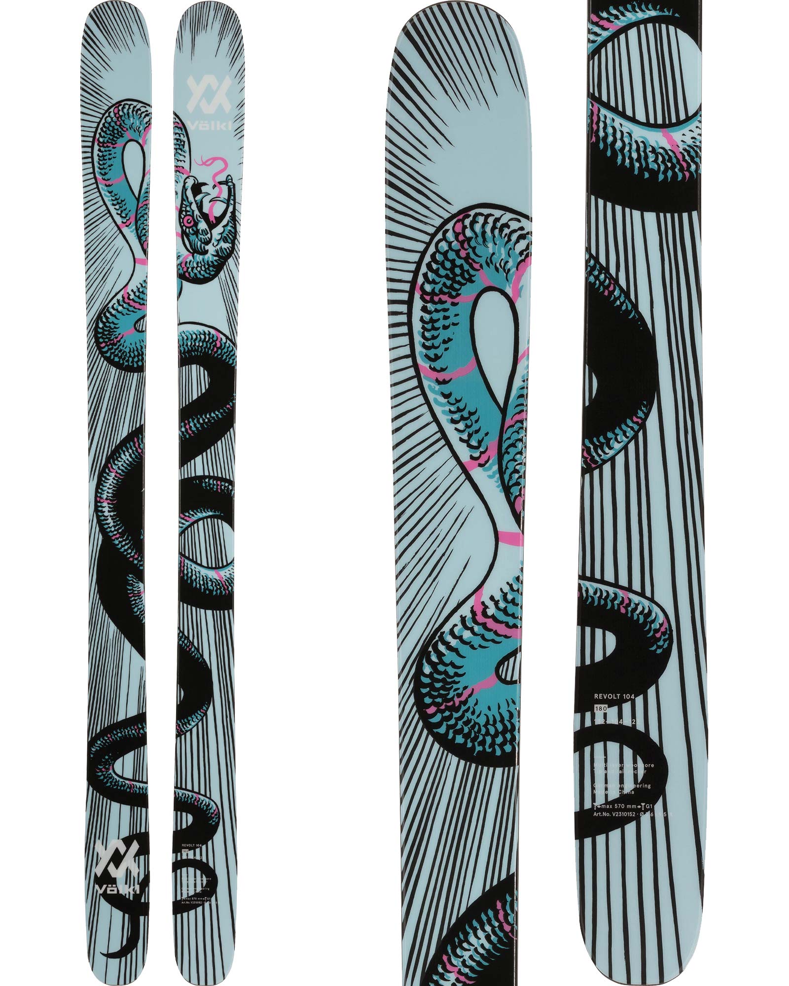 Volkl Revolt 104 Skis 2024 172cm