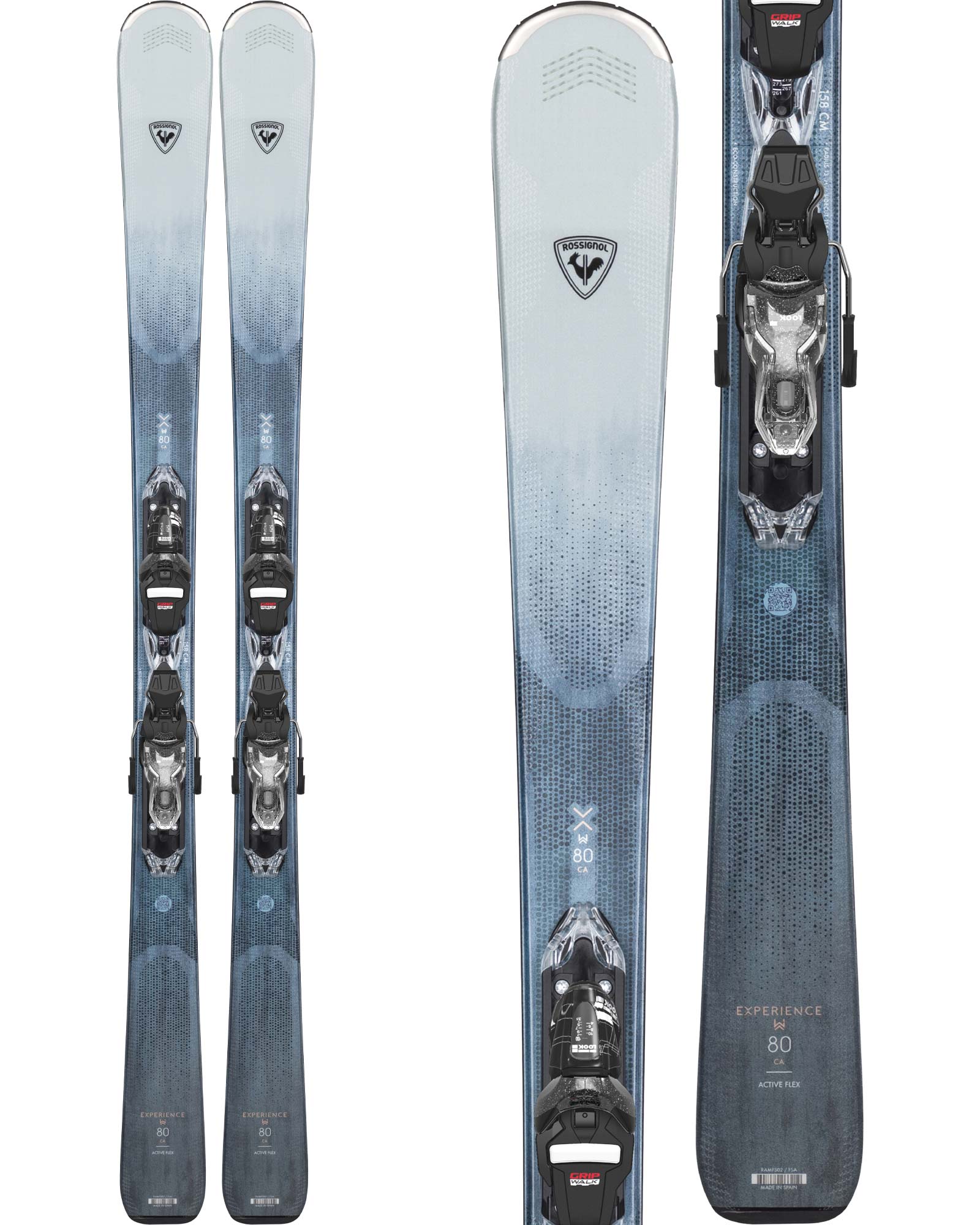 Rossignol Experience W 80 Basalt Women's Skis + XPRESS W 11 GW Bindings 2024 0