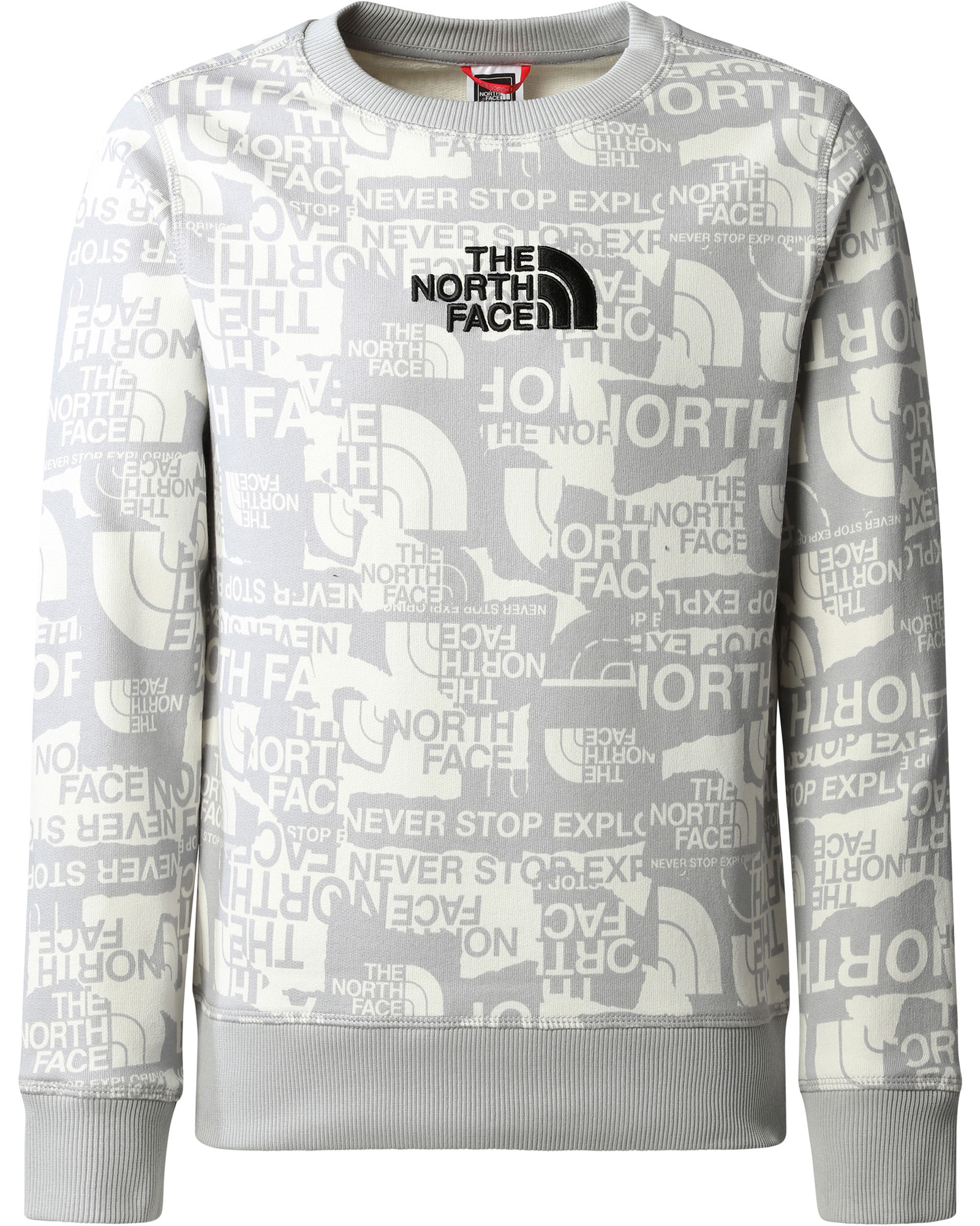 The North Face Boy’s Drew Peak Light Crew T Shirt - Meld Grey M
