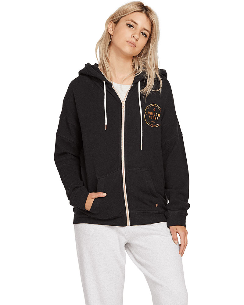 volcom womens zip up hoodie