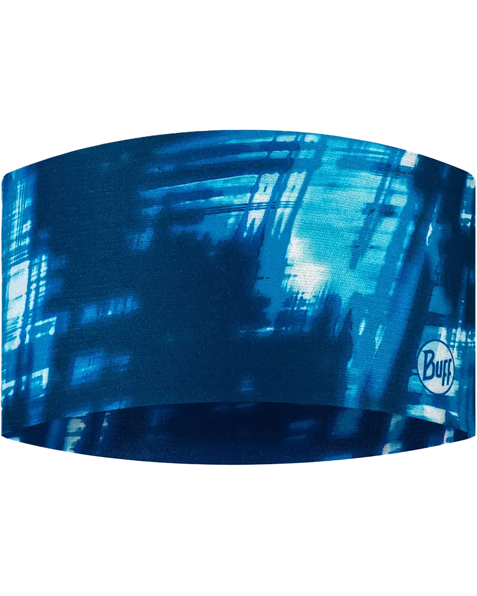 Buff Coolnet UV Wide Headband - Attel Blue - Attel Blue