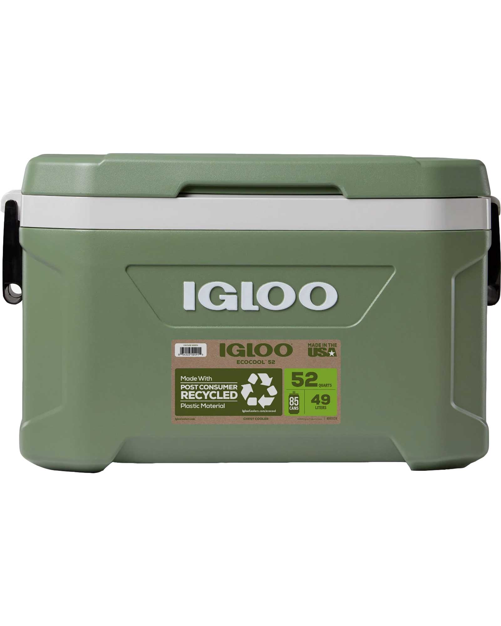 Igloo ECOCOOL Latitude 52 Qt Cooler - Vintage Green