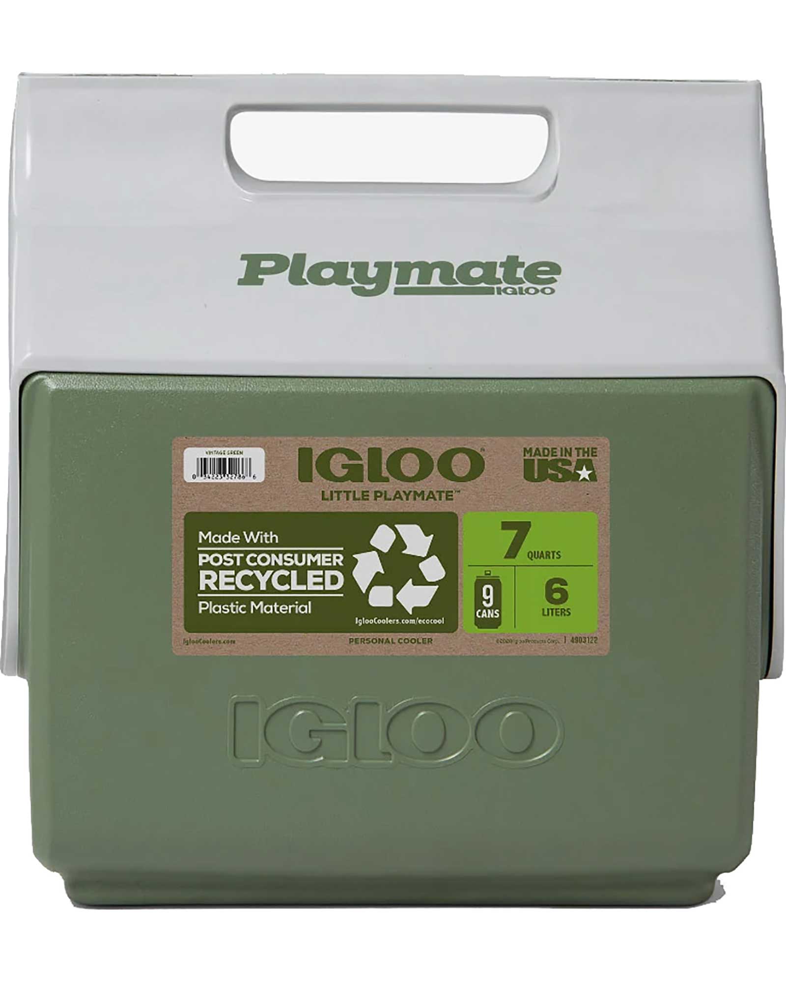 Igloo ECOCOOL Lite Playmate 7 Qt Cooler - Vintage Green