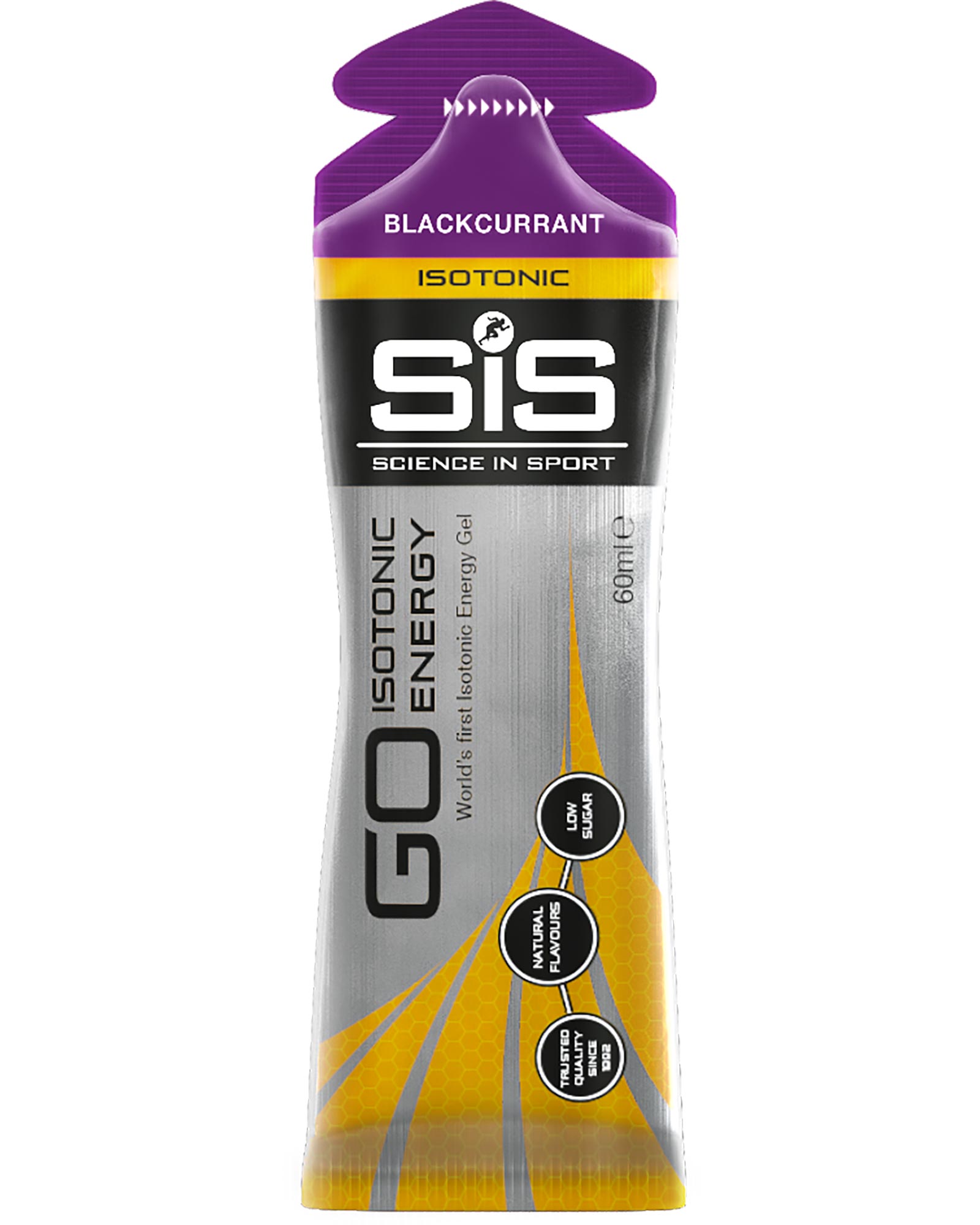 Science In Sport GO Gel Isotonic   Blackcurrant Sports Nutrition - Blackcurrant