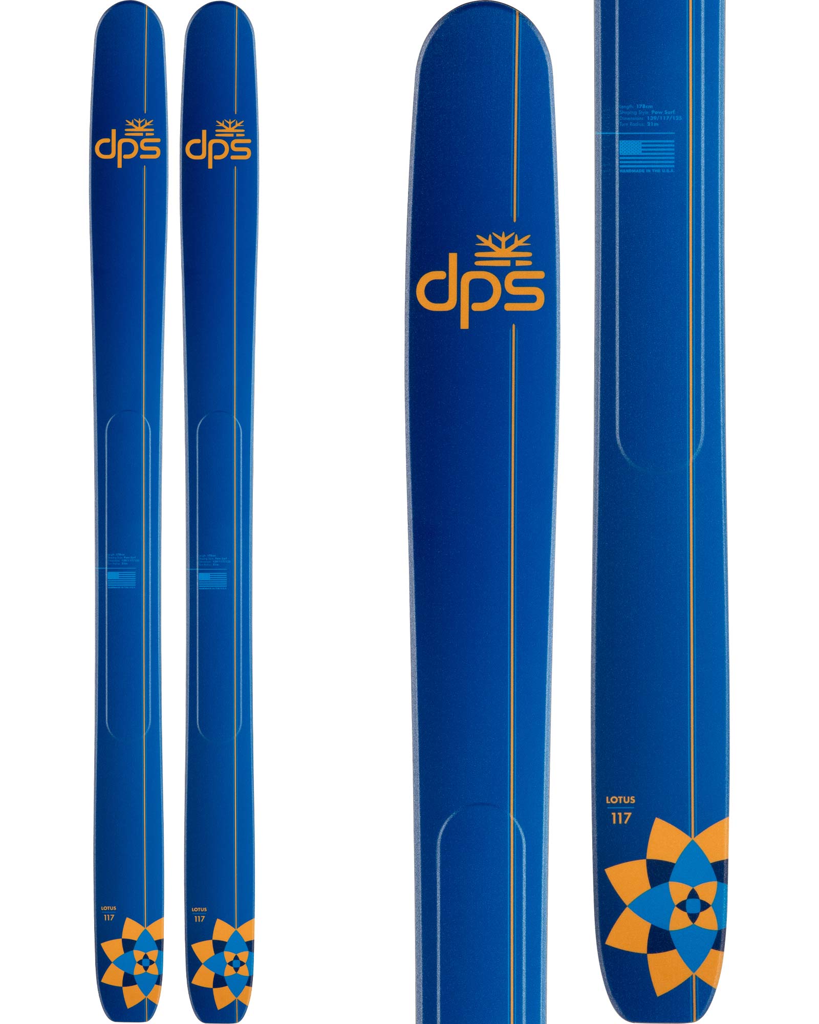 DPS Carbon Lotus 117 Skis 2024 185cm