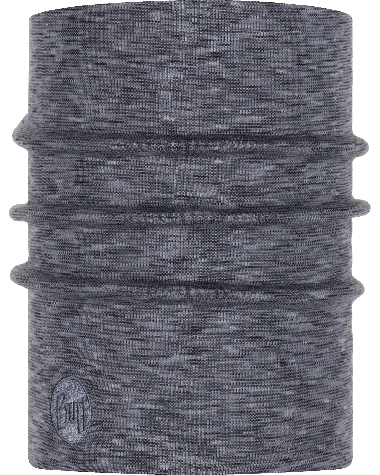 Buff Merino Heavyweight Neck Warmer   Fog Grey Multi Stripes - Fog Grey Multi Stripes