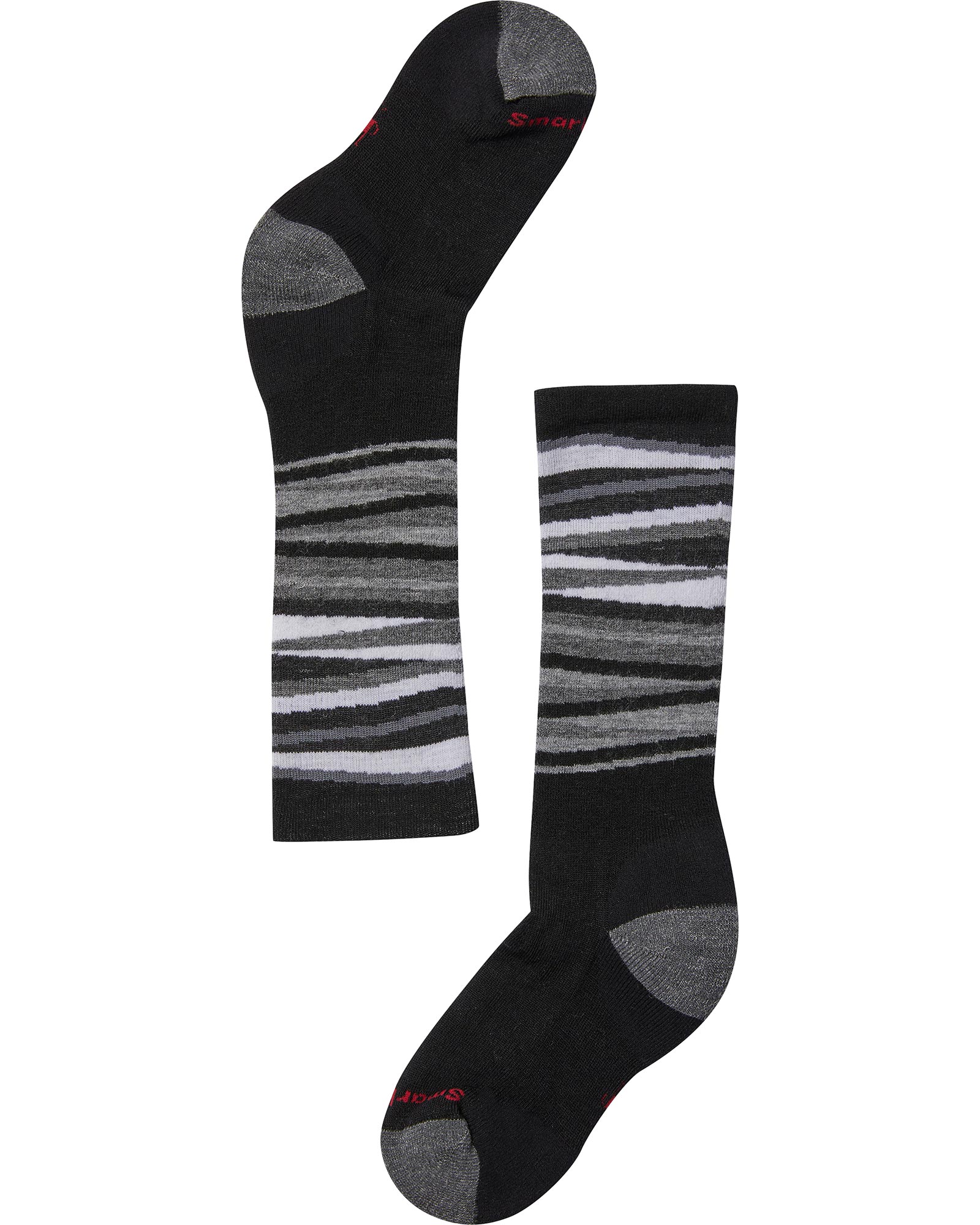 Smartwool Merino Wintersport Stripe Kids’ Socks - black S